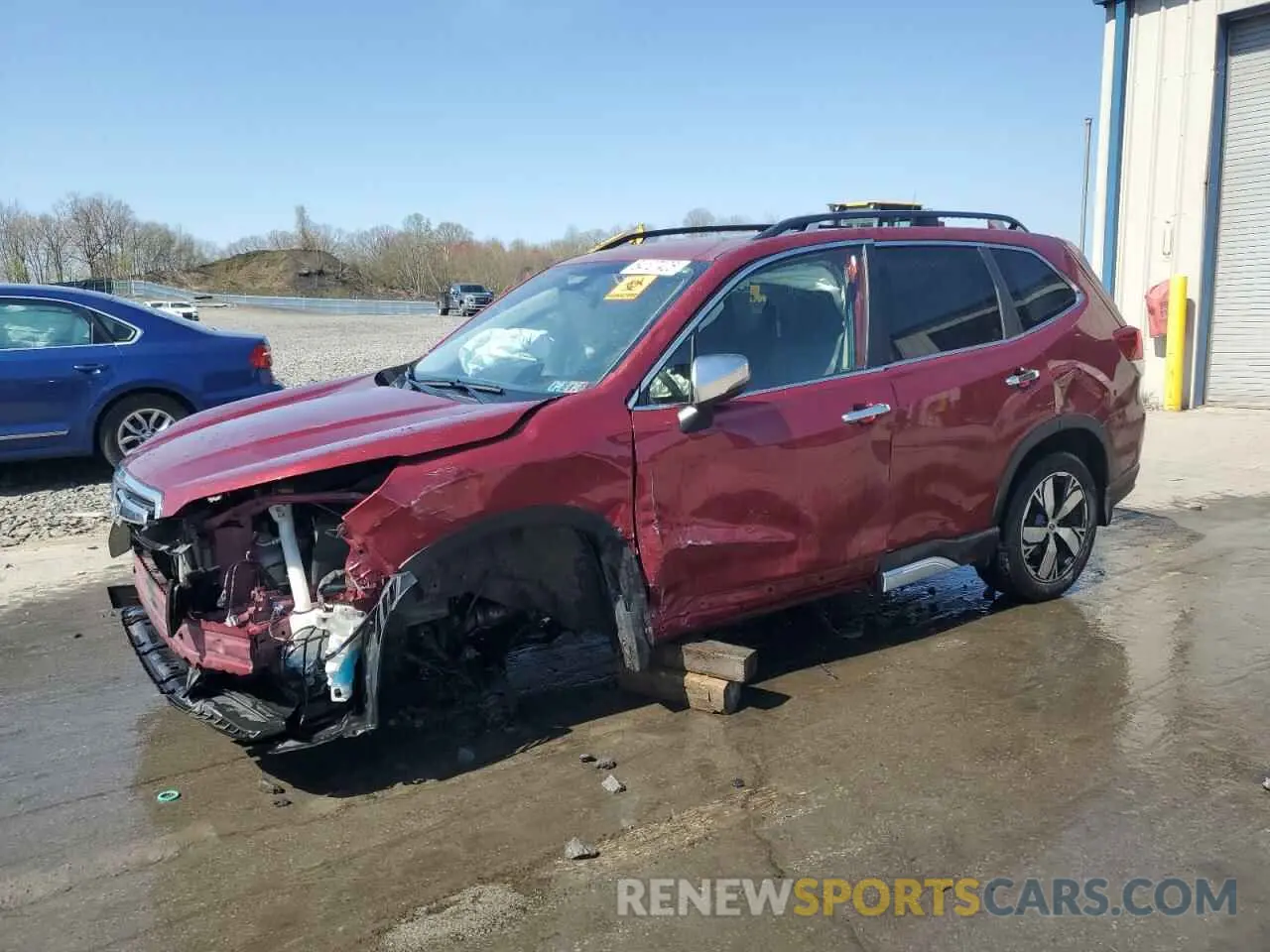 1 Photograph of a damaged car JF2SKAWC4KH573192 SUBARU FORESTER 2019