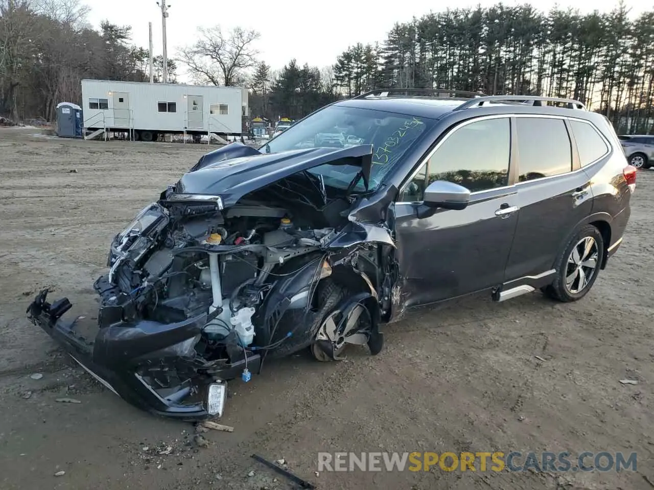 1 Photograph of a damaged car JF2SKAWC5KH450906 SUBARU FORESTER 2019