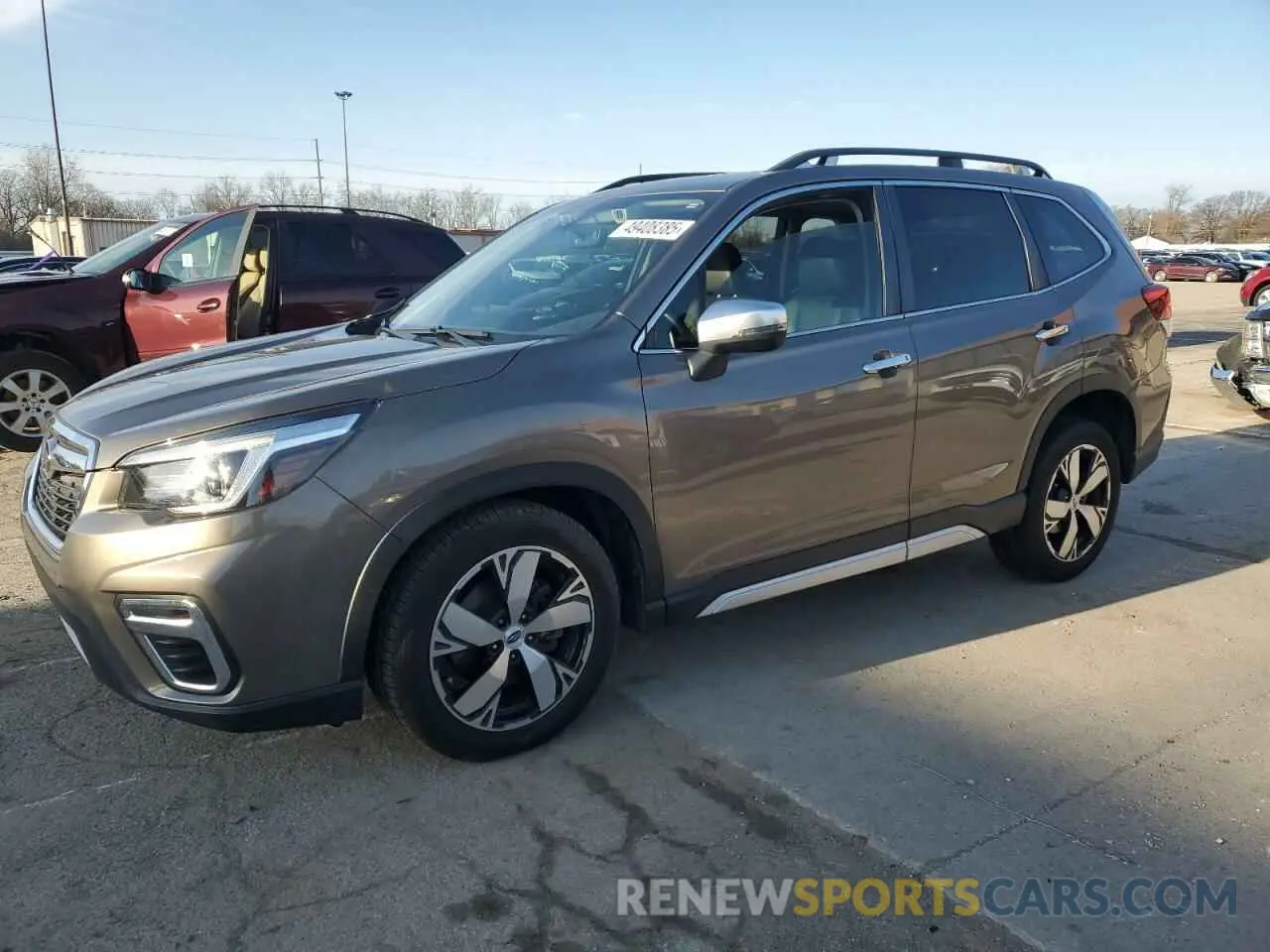 1 Photograph of a damaged car JF2SKAWC6KH546687 SUBARU FORESTER 2019