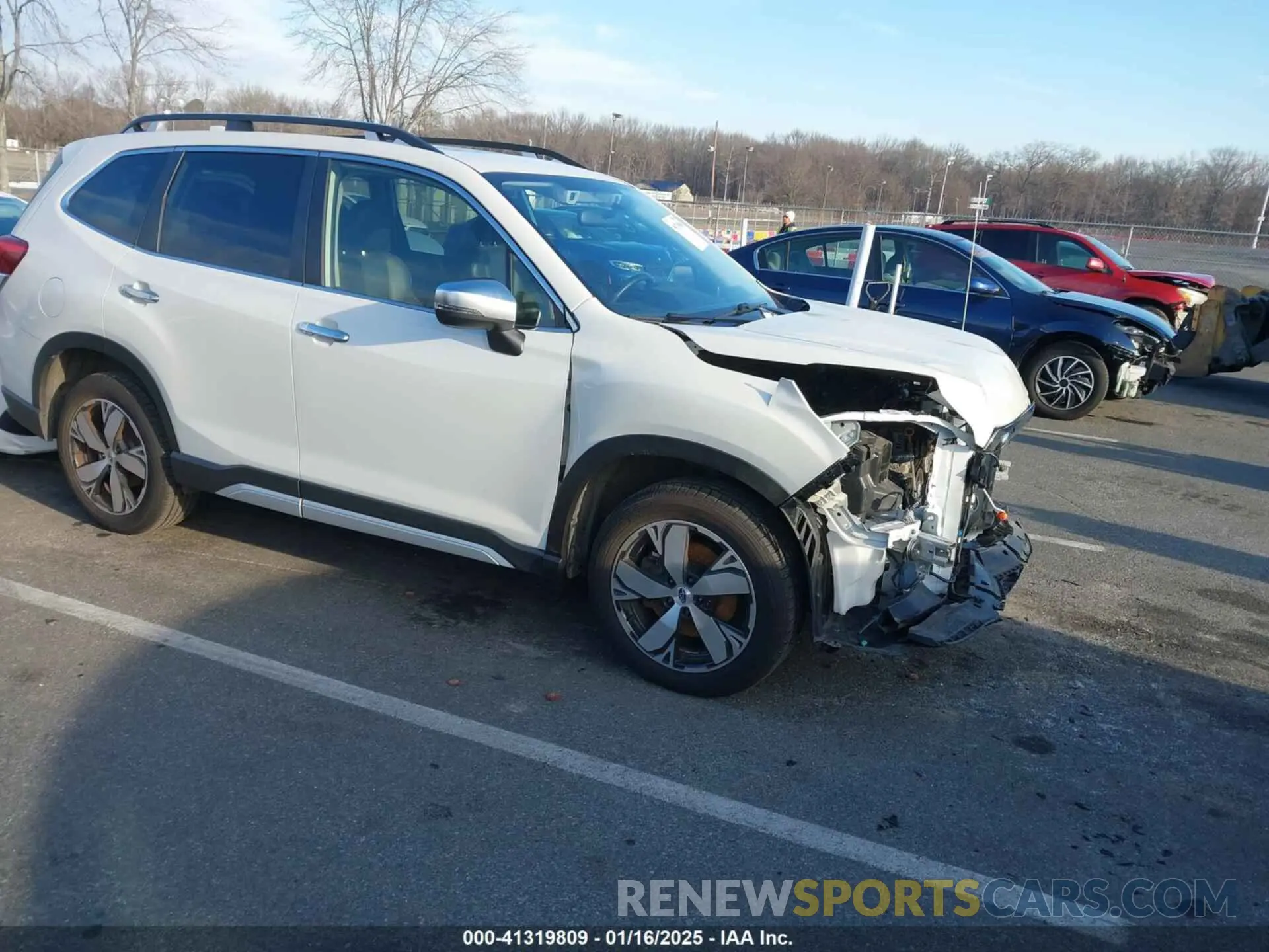 1 Photograph of a damaged car JF2SKAWC7KH485852 SUBARU FORESTER 2019