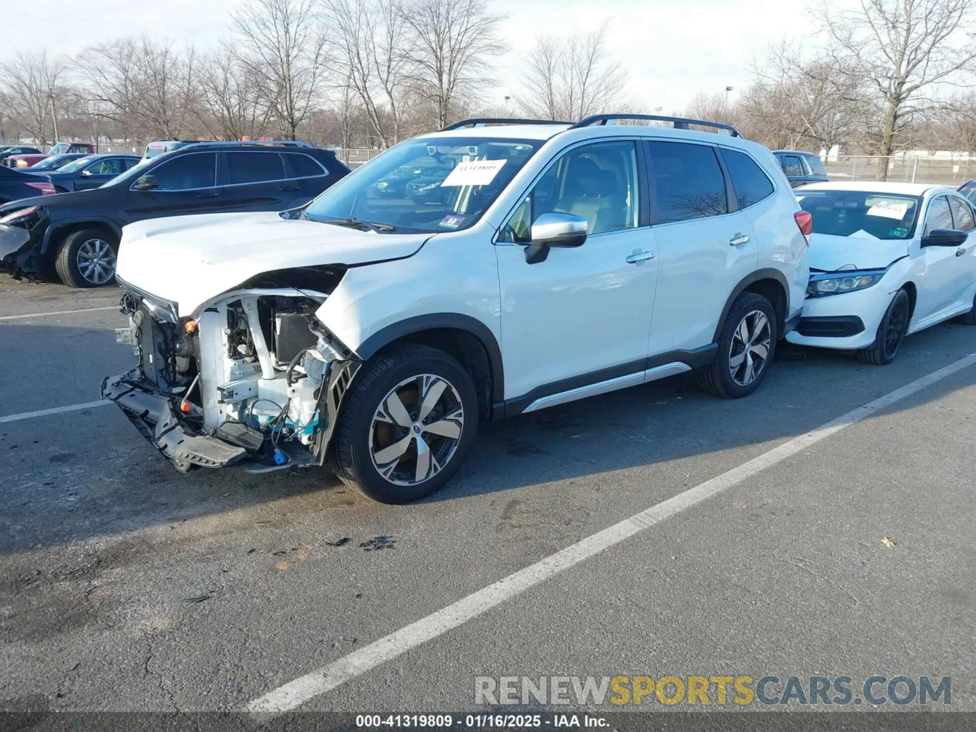 2 Photograph of a damaged car JF2SKAWC7KH485852 SUBARU FORESTER 2019