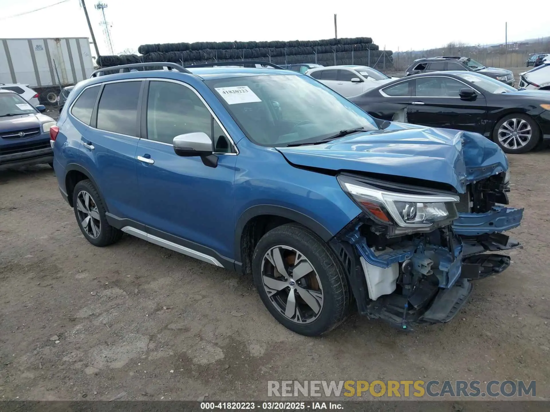 1 Photograph of a damaged car JF2SKAWC7KH489948 SUBARU FORESTER 2019