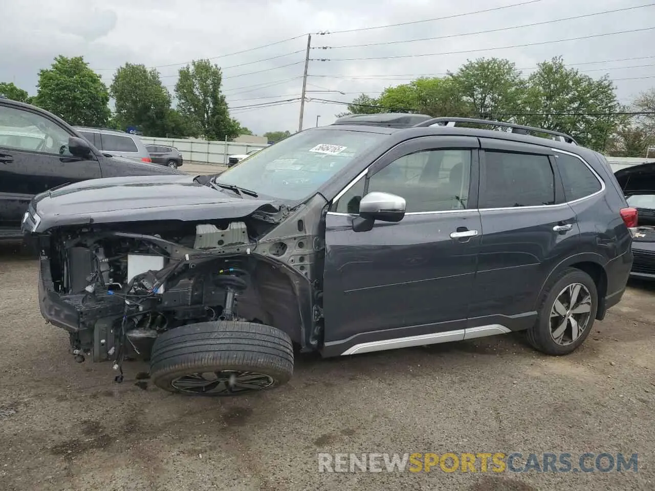 1 Photograph of a damaged car JF2SKAWC7KH590178 SUBARU FORESTER 2019