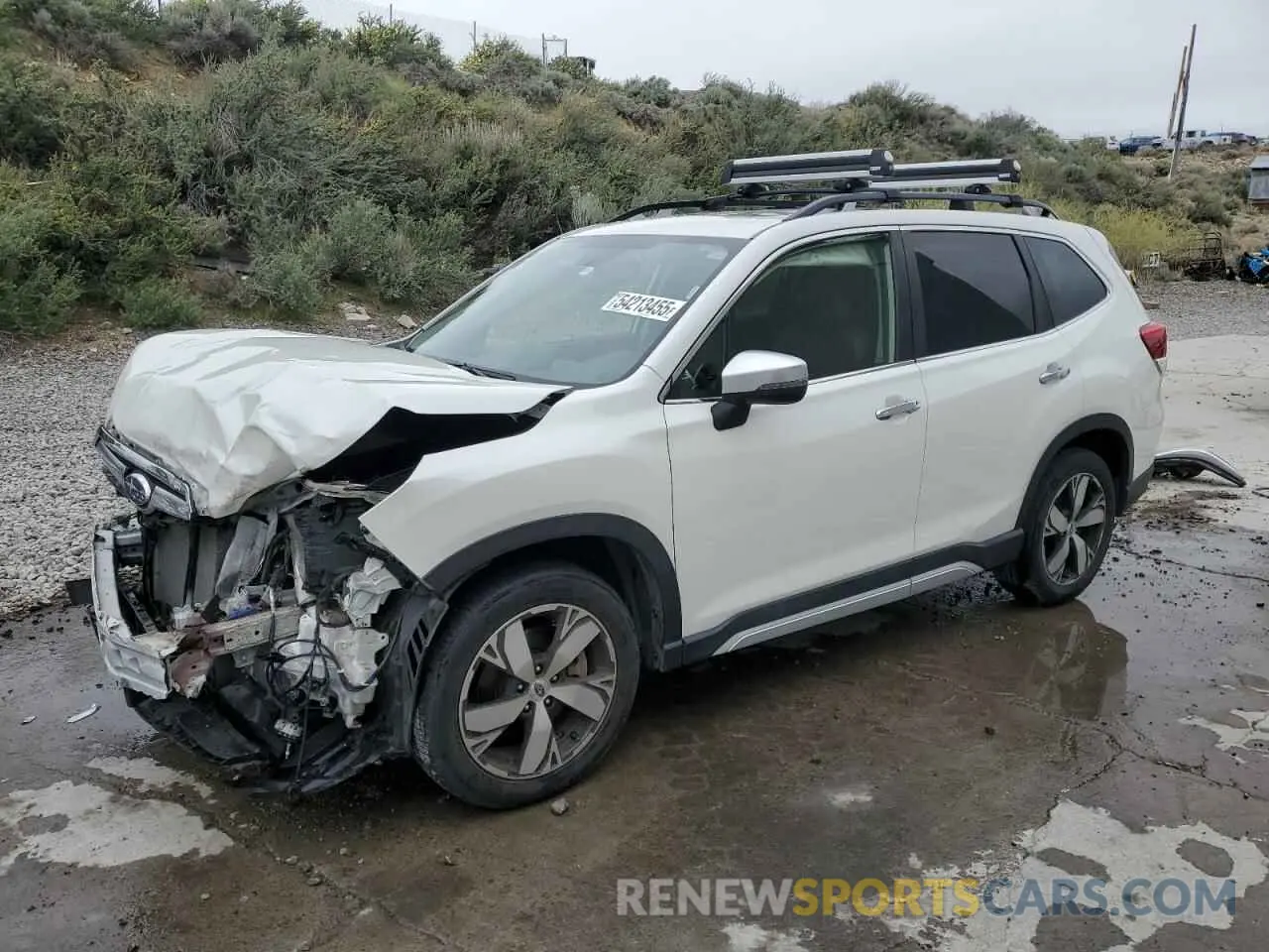 1 Photograph of a damaged car JF2SKAWC9KH457499 SUBARU FORESTER 2019