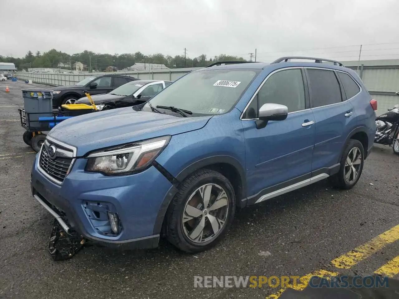1 Photograph of a damaged car JF2SKAWCXKH489605 SUBARU FORESTER 2019