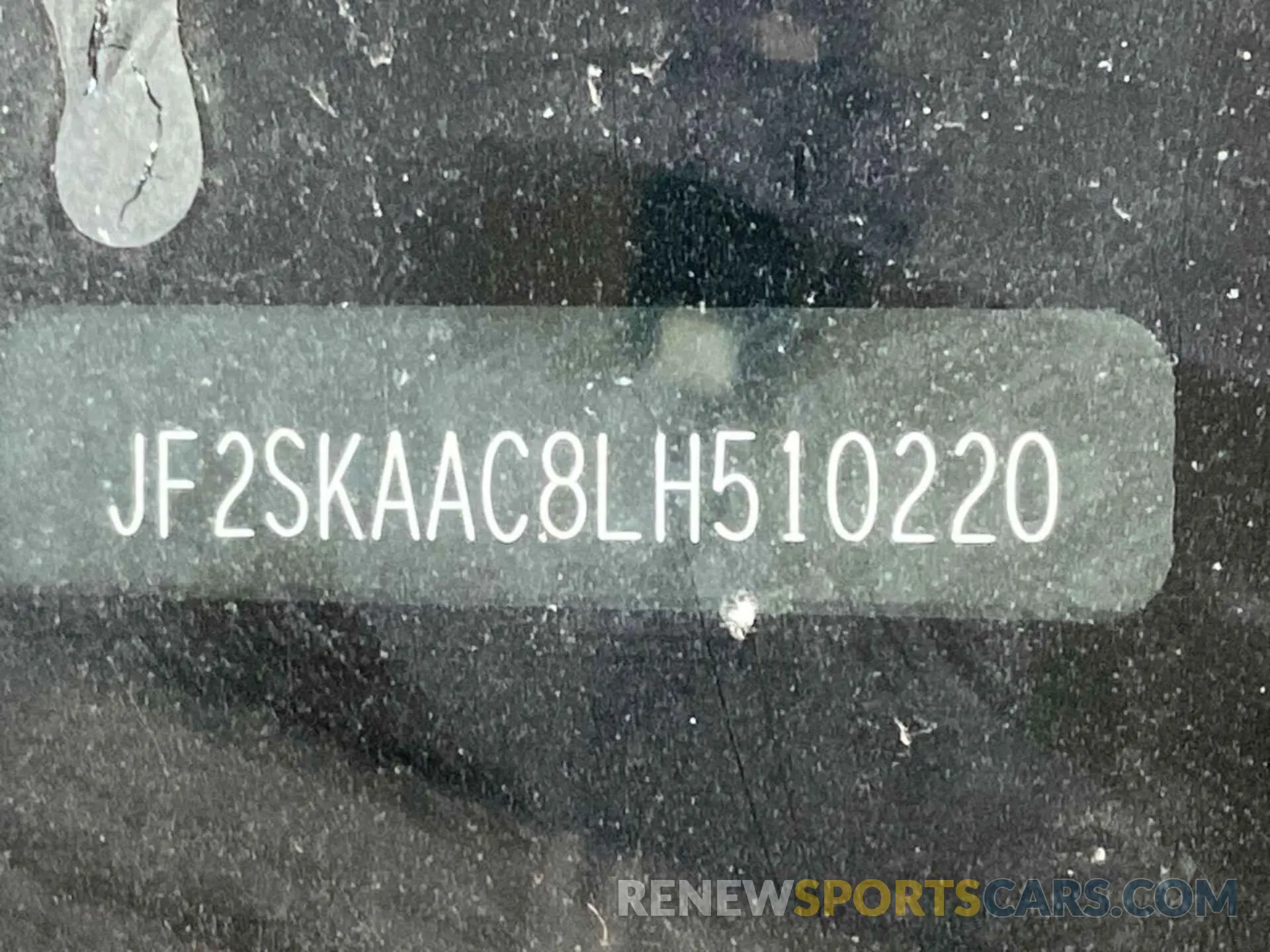 7 Photograph of a damaged car JF2SKAAC8LH510220 SUBARU FORESTER 2020
