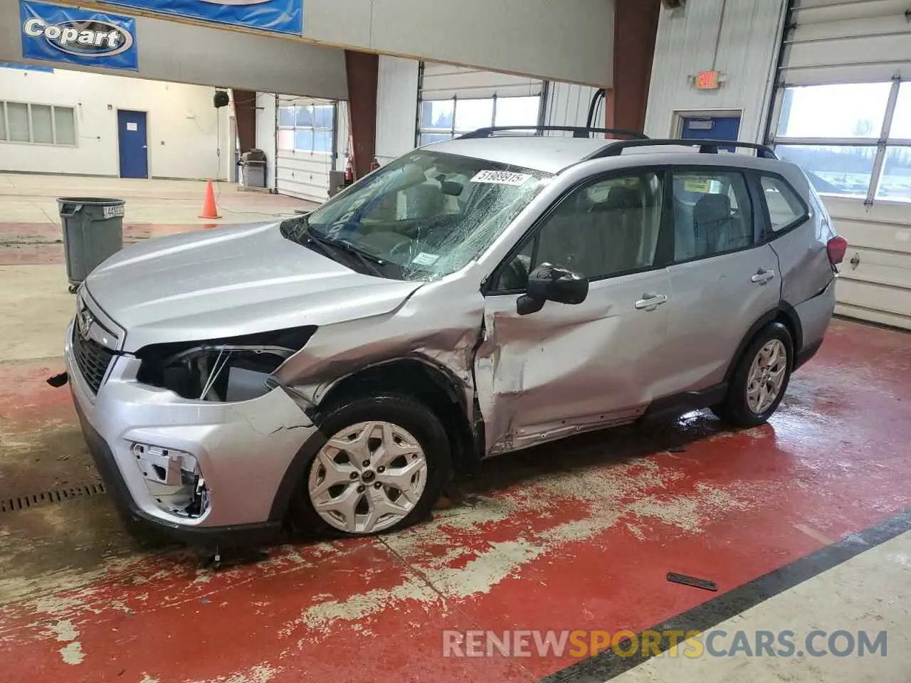 1 Photograph of a damaged car JF2SKADC3LH413146 SUBARU FORESTER 2020