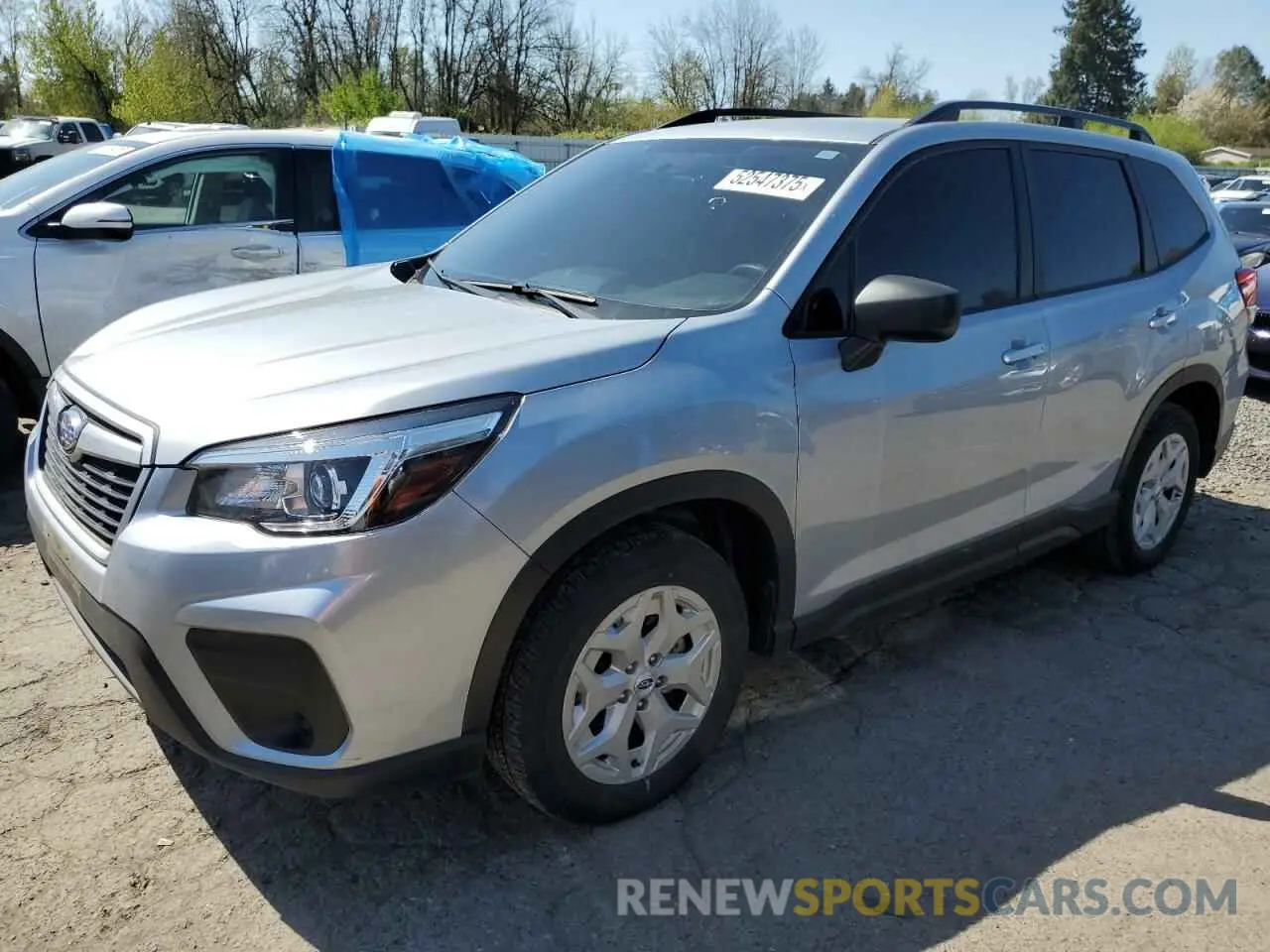 1 Photograph of a damaged car JF2SKADC5LH608861 SUBARU FORESTER 2020