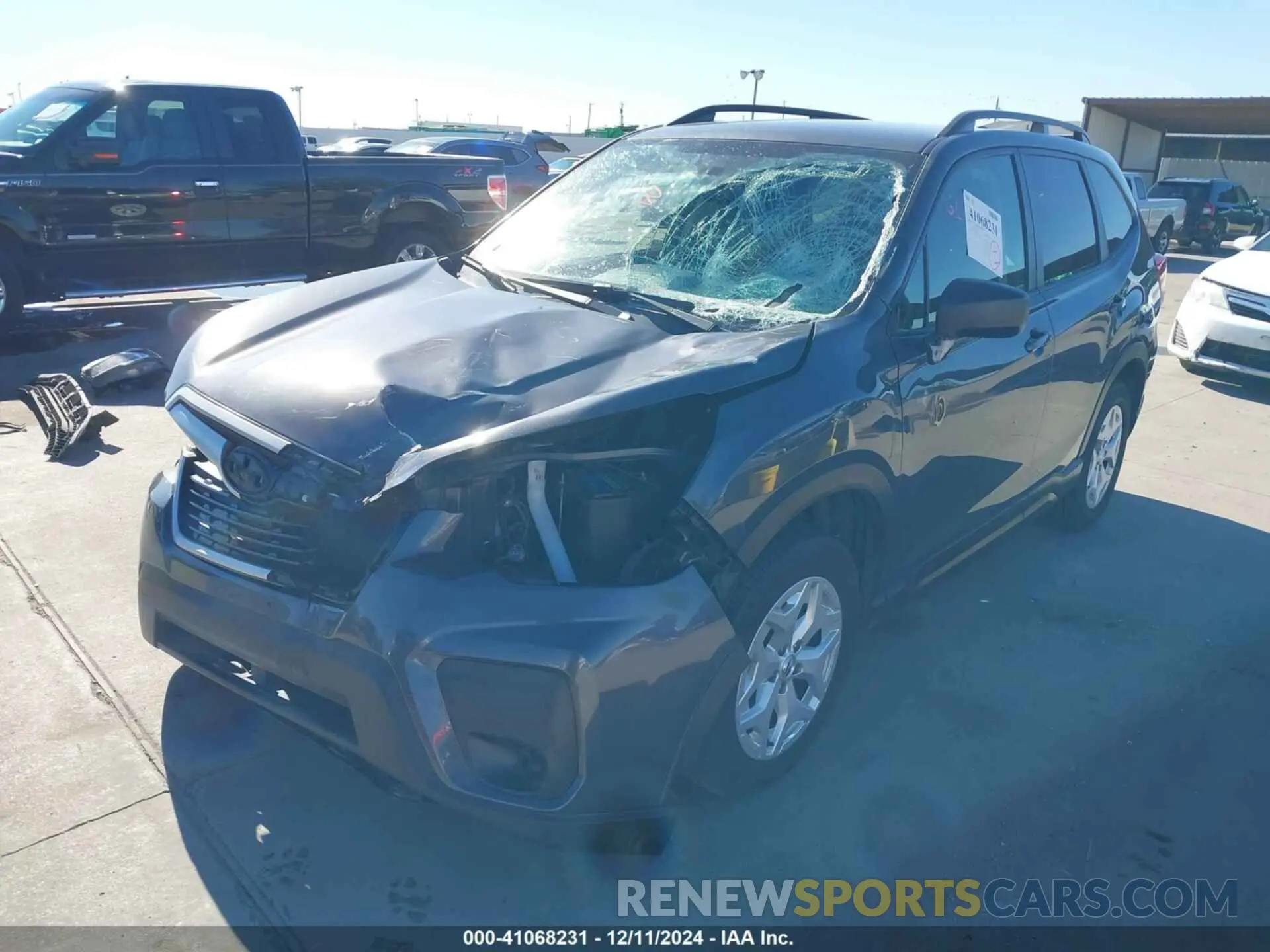 2 Photograph of a damaged car JF2SKADC6LH506517 SUBARU FORESTER 2020