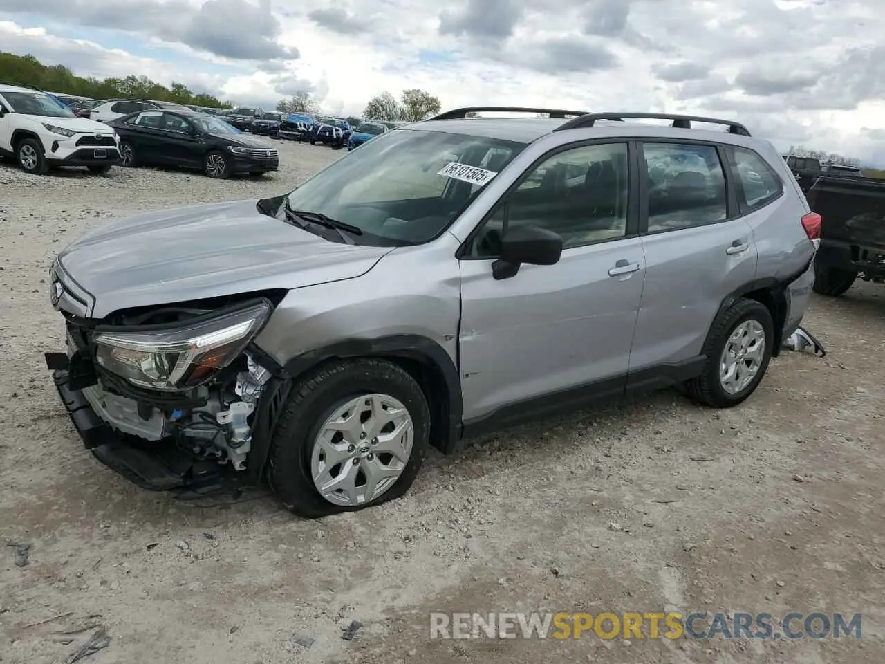 1 Photograph of a damaged car JF2SKADC6LH517257 SUBARU FORESTER 2020