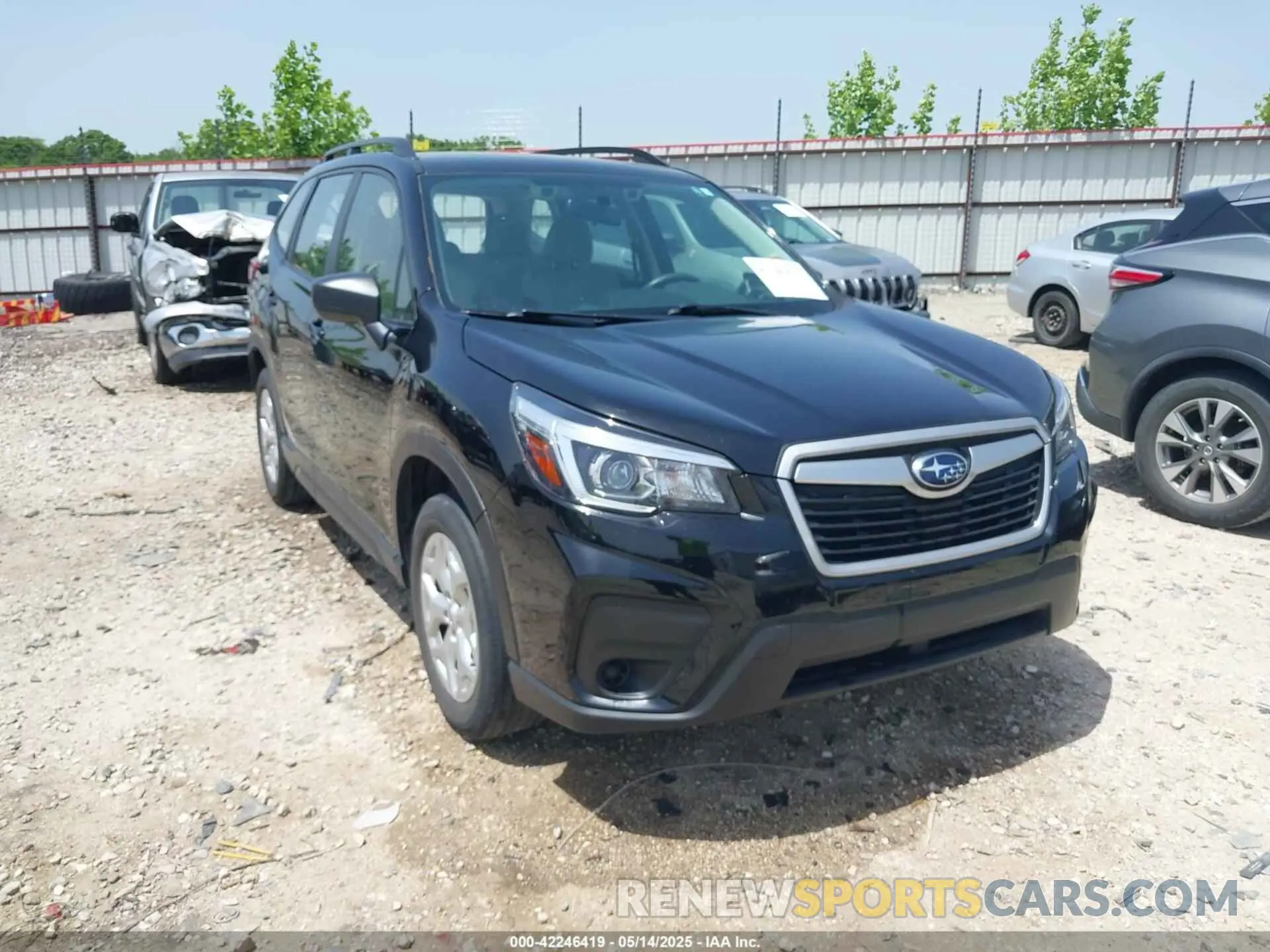 1 Photograph of a damaged car JF2SKADC7LH465766 SUBARU FORESTER 2020