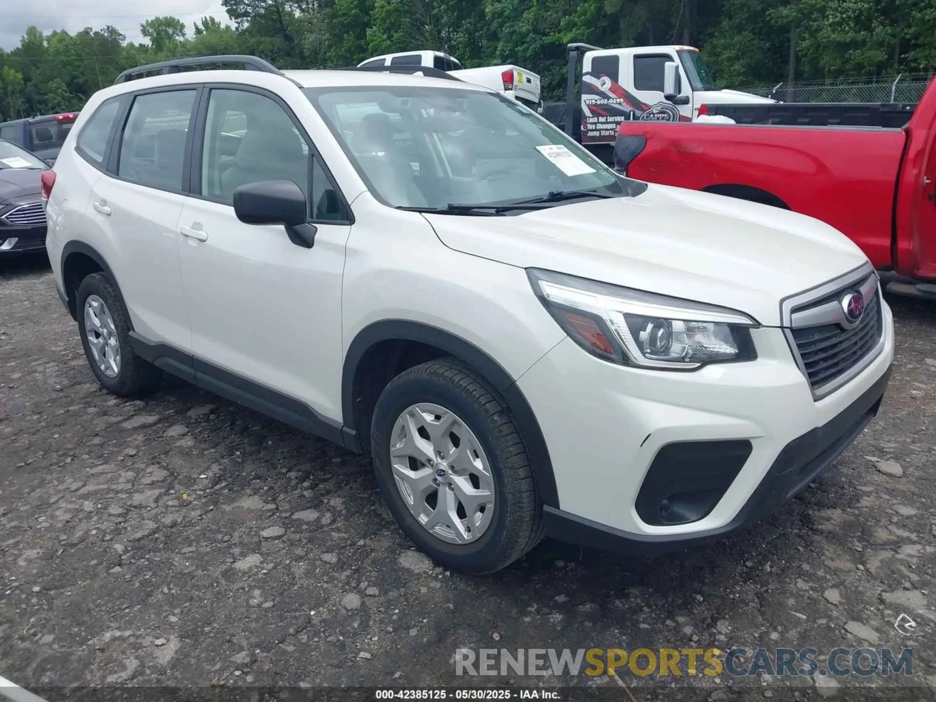 1 Photograph of a damaged car JF2SKADC8LH522749 SUBARU FORESTER 2020