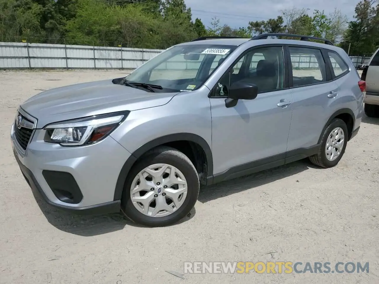 1 Photograph of a damaged car JF2SKADC9LH547613 SUBARU FORESTER 2020
