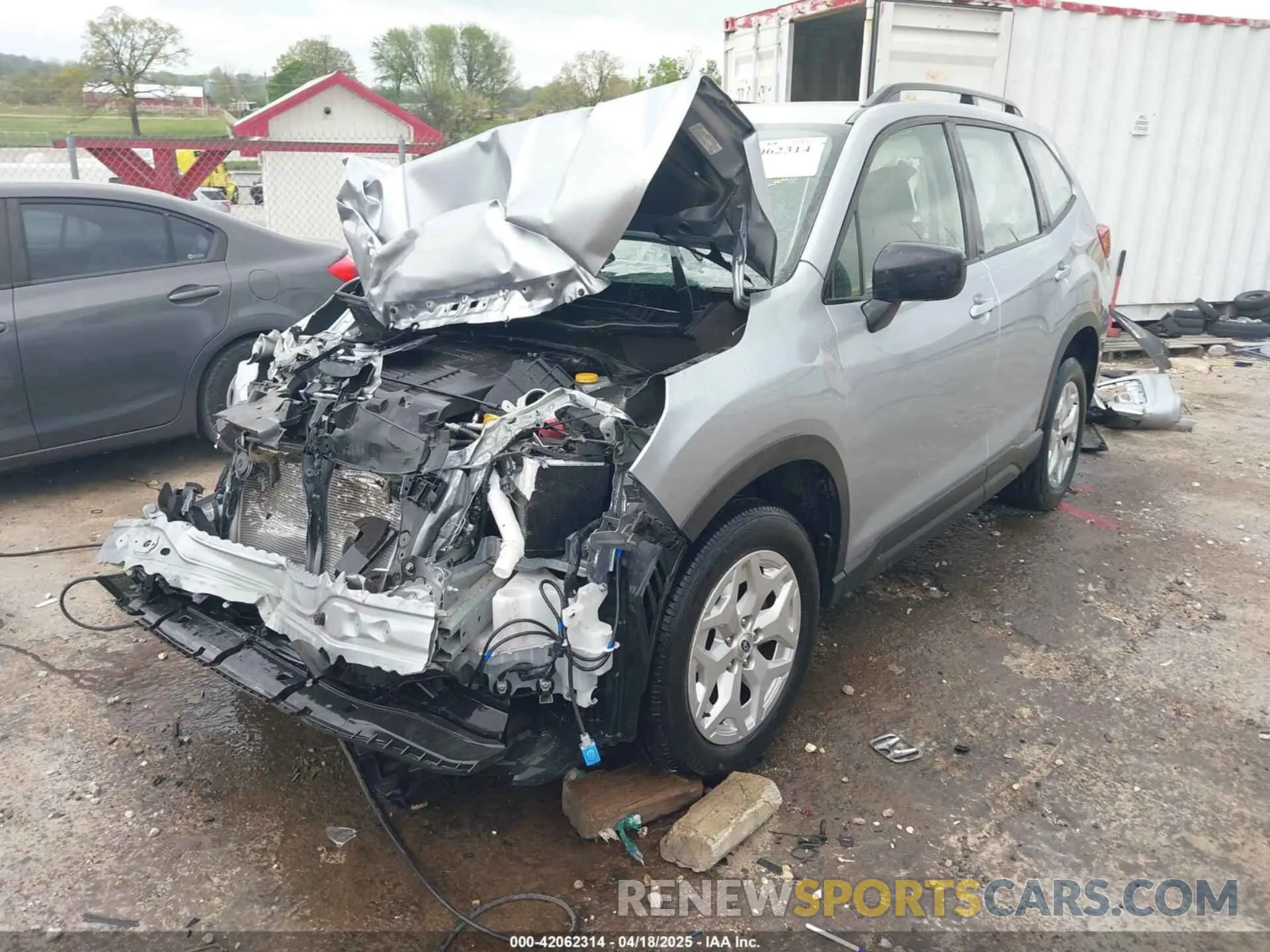 2 Photograph of a damaged car JF2SKADCXLH488118 SUBARU FORESTER 2020