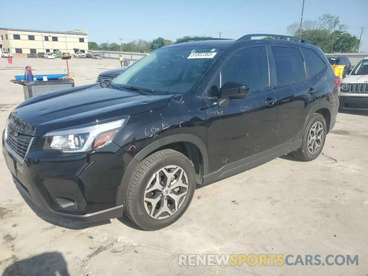 1 Photograph of a damaged car JF2SKAGC2LH477660 SUBARU FORESTER 2020