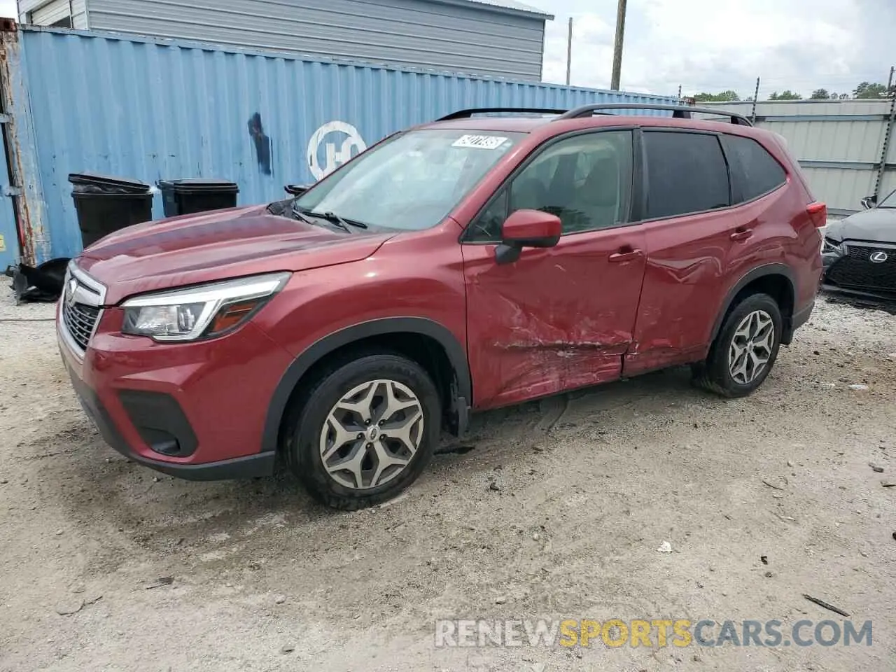 1 Photograph of a damaged car JF2SKAGC3LH421887 SUBARU FORESTER 2020