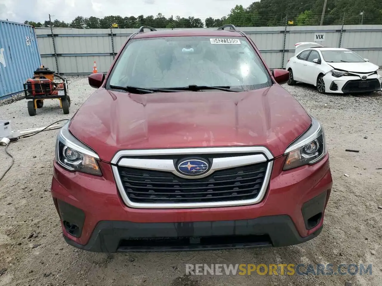 5 Photograph of a damaged car JF2SKAGC3LH421887 SUBARU FORESTER 2020