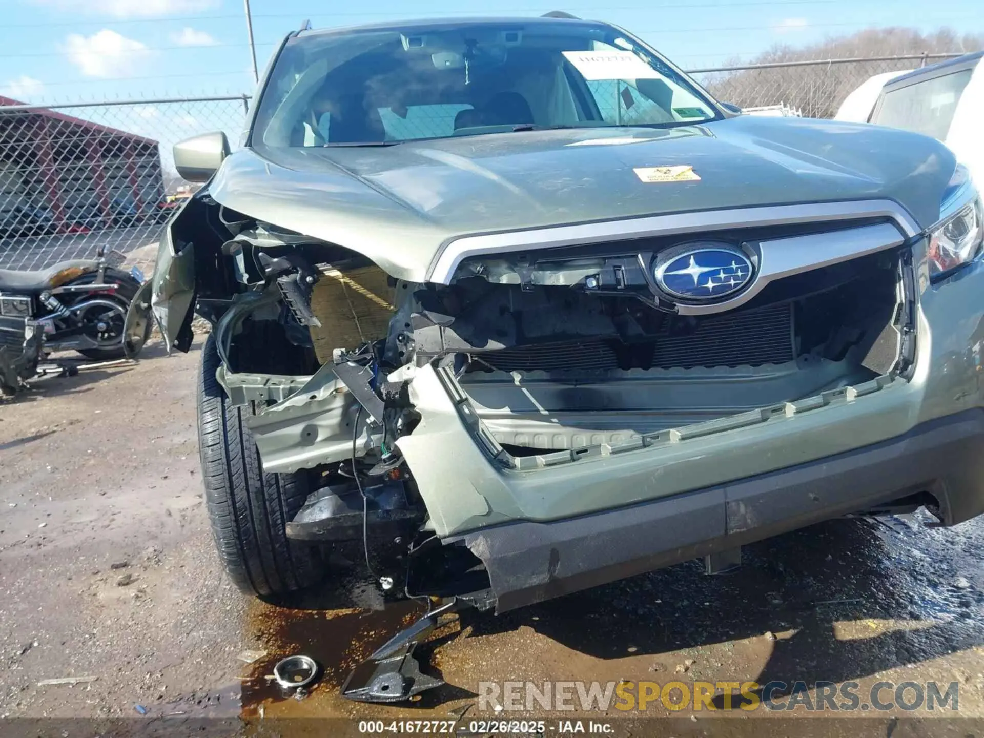 15 Photograph of a damaged car JF2SKAGC4LH434390 SUBARU FORESTER 2020