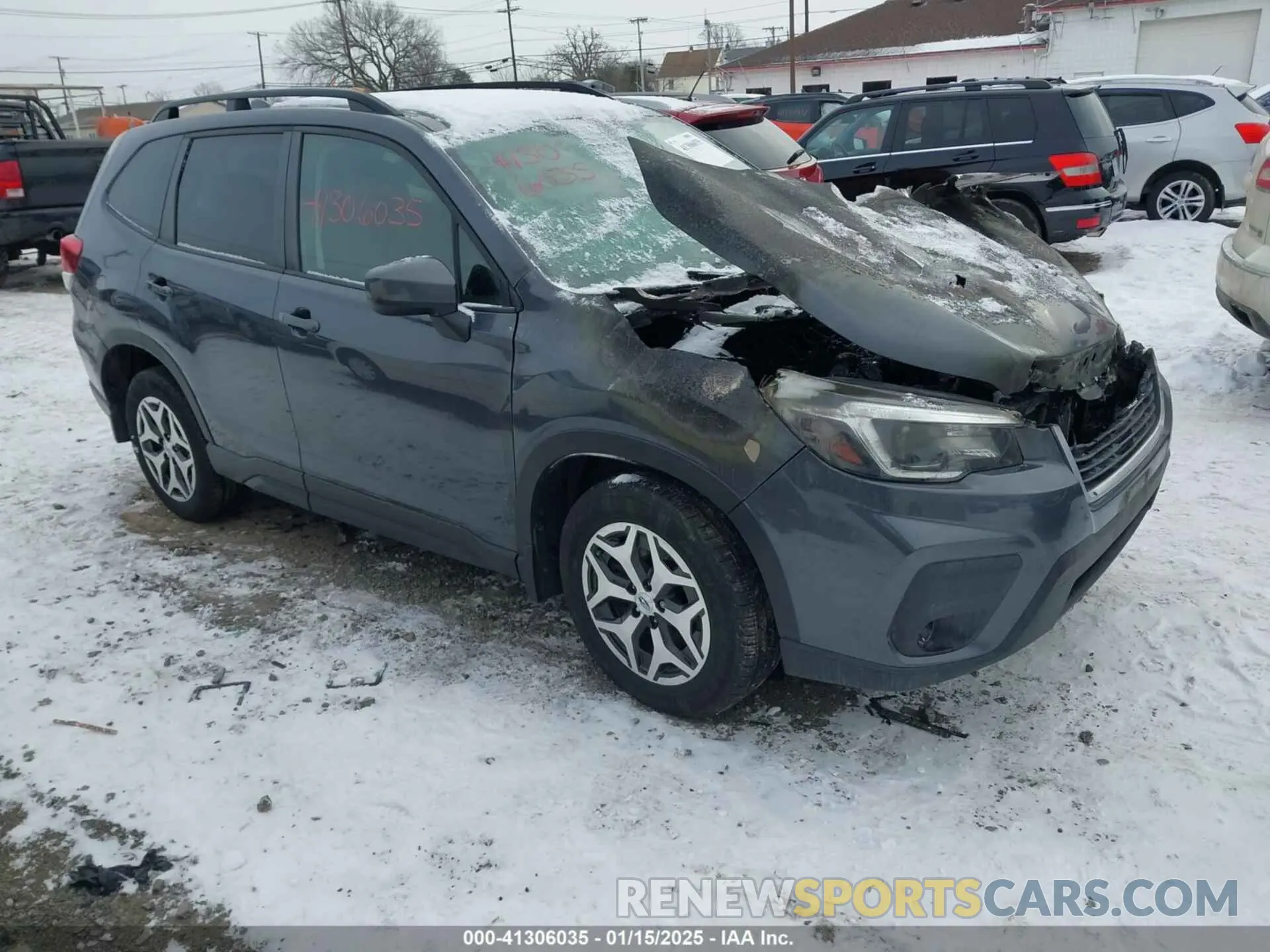 1 Photograph of a damaged car JF2SKAGC4LH528396 SUBARU FORESTER 2020