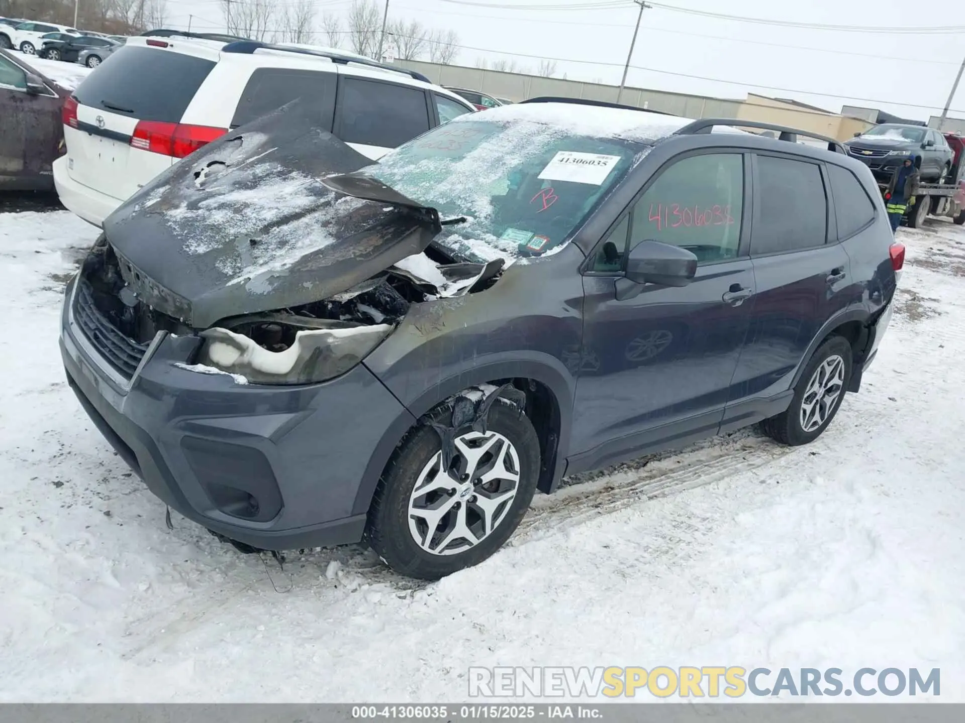 2 Photograph of a damaged car JF2SKAGC4LH528396 SUBARU FORESTER 2020