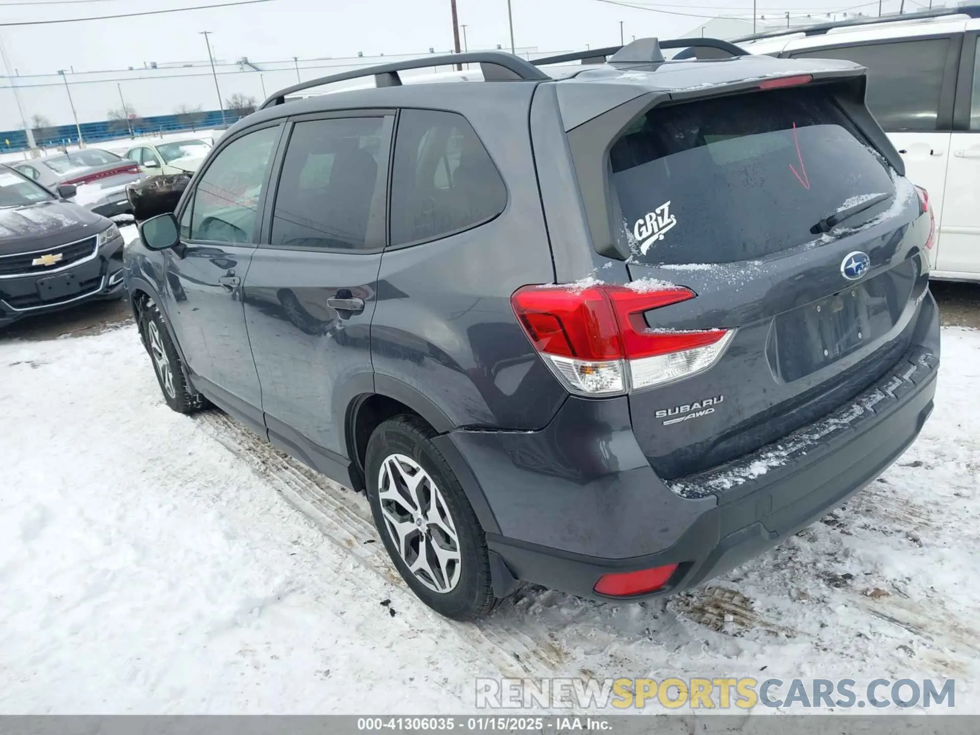 3 Photograph of a damaged car JF2SKAGC4LH528396 SUBARU FORESTER 2020