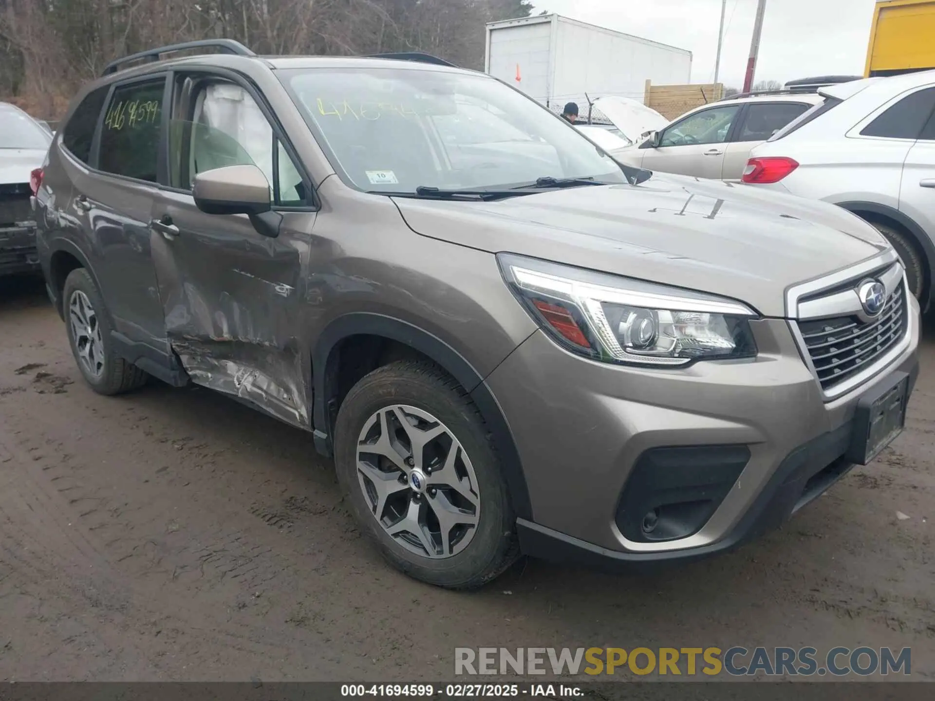 1 Photograph of a damaged car JF2SKAGC5LH443275 SUBARU FORESTER 2020