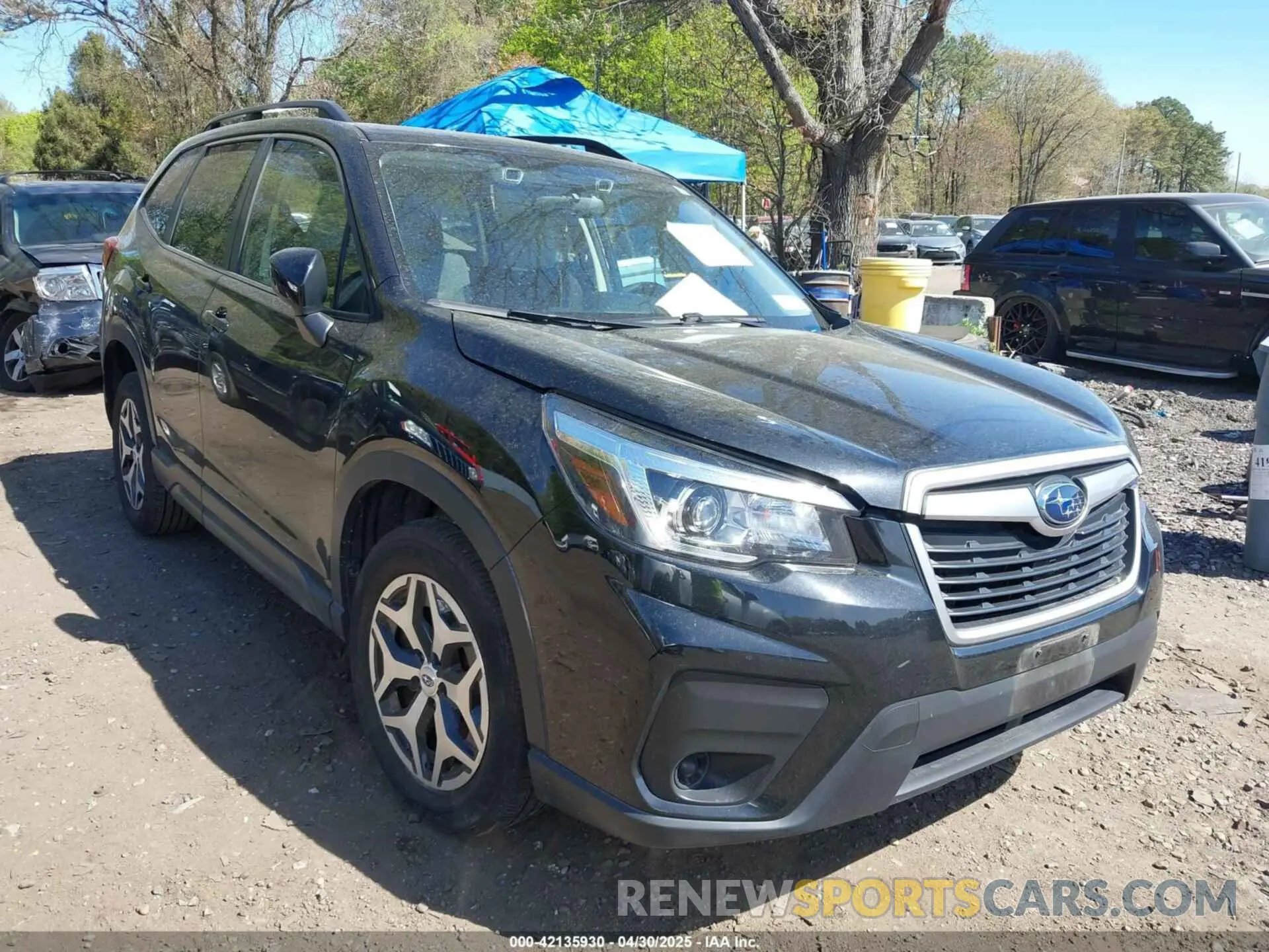 1 Photograph of a damaged car JF2SKAGC6LH435279 SUBARU FORESTER 2020