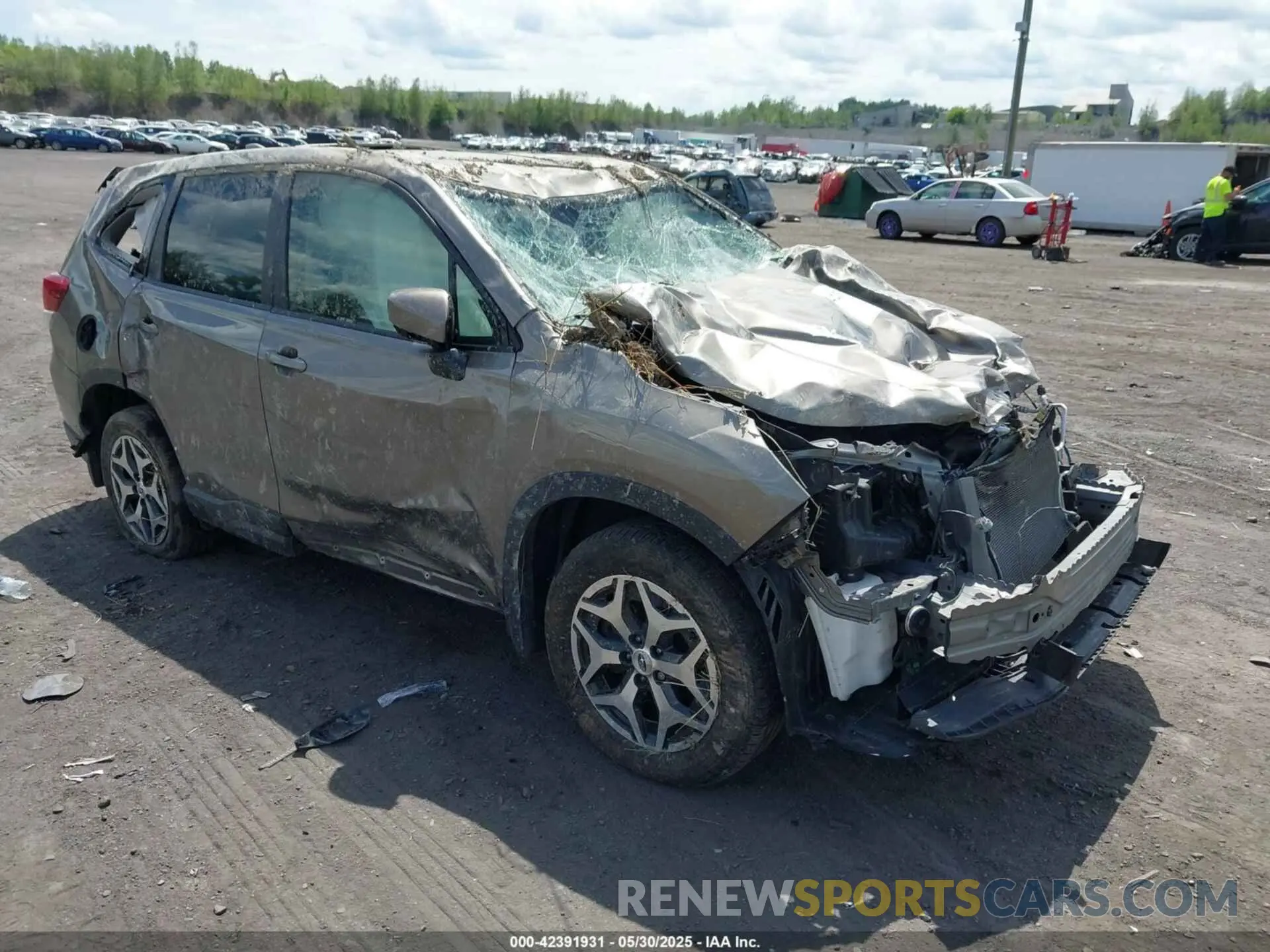 1 Photograph of a damaged car JF2SKAGC7LH478108 SUBARU FORESTER 2020