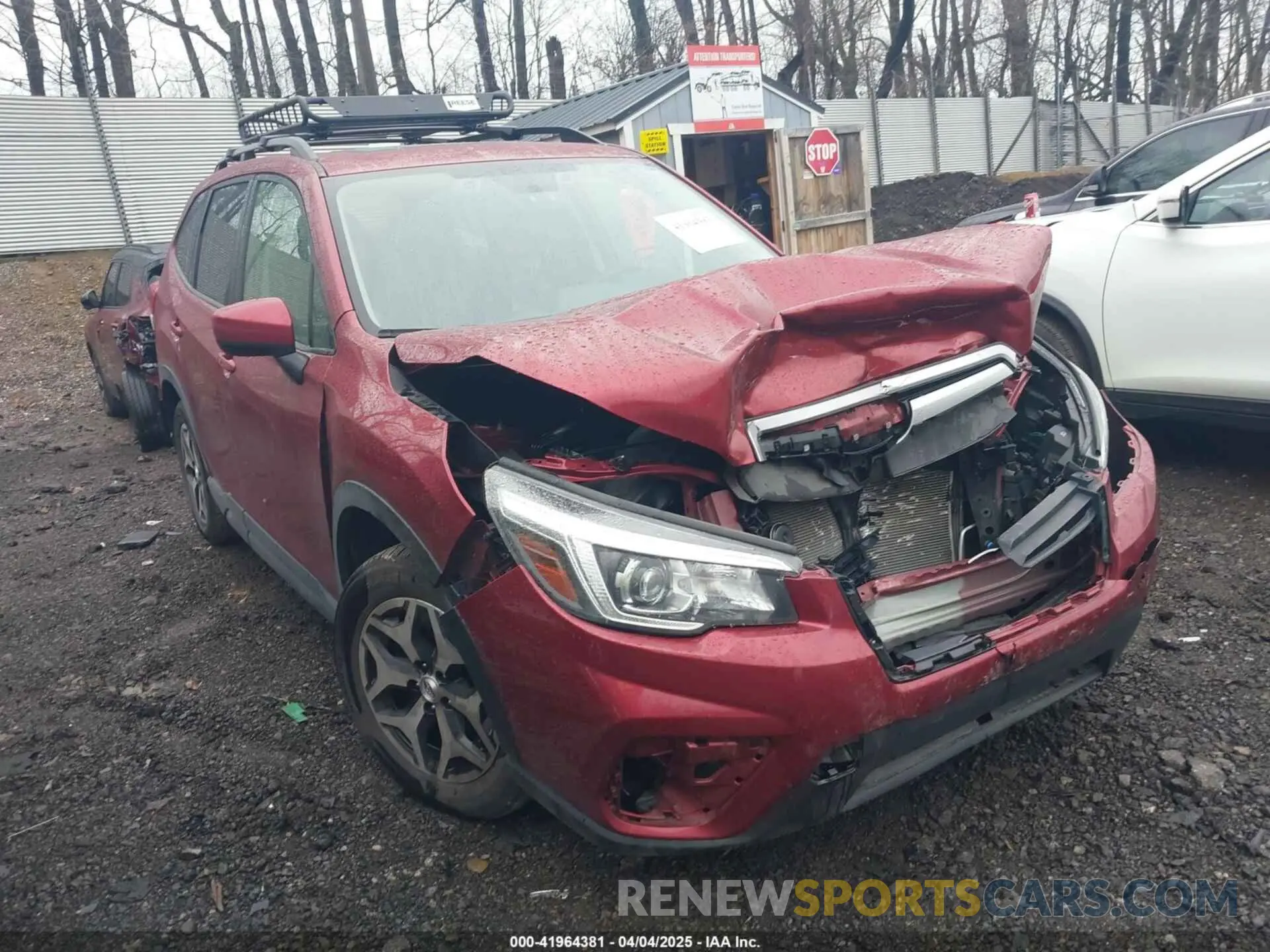 1 Photograph of a damaged car JF2SKAGC7LH479873 SUBARU FORESTER 2020