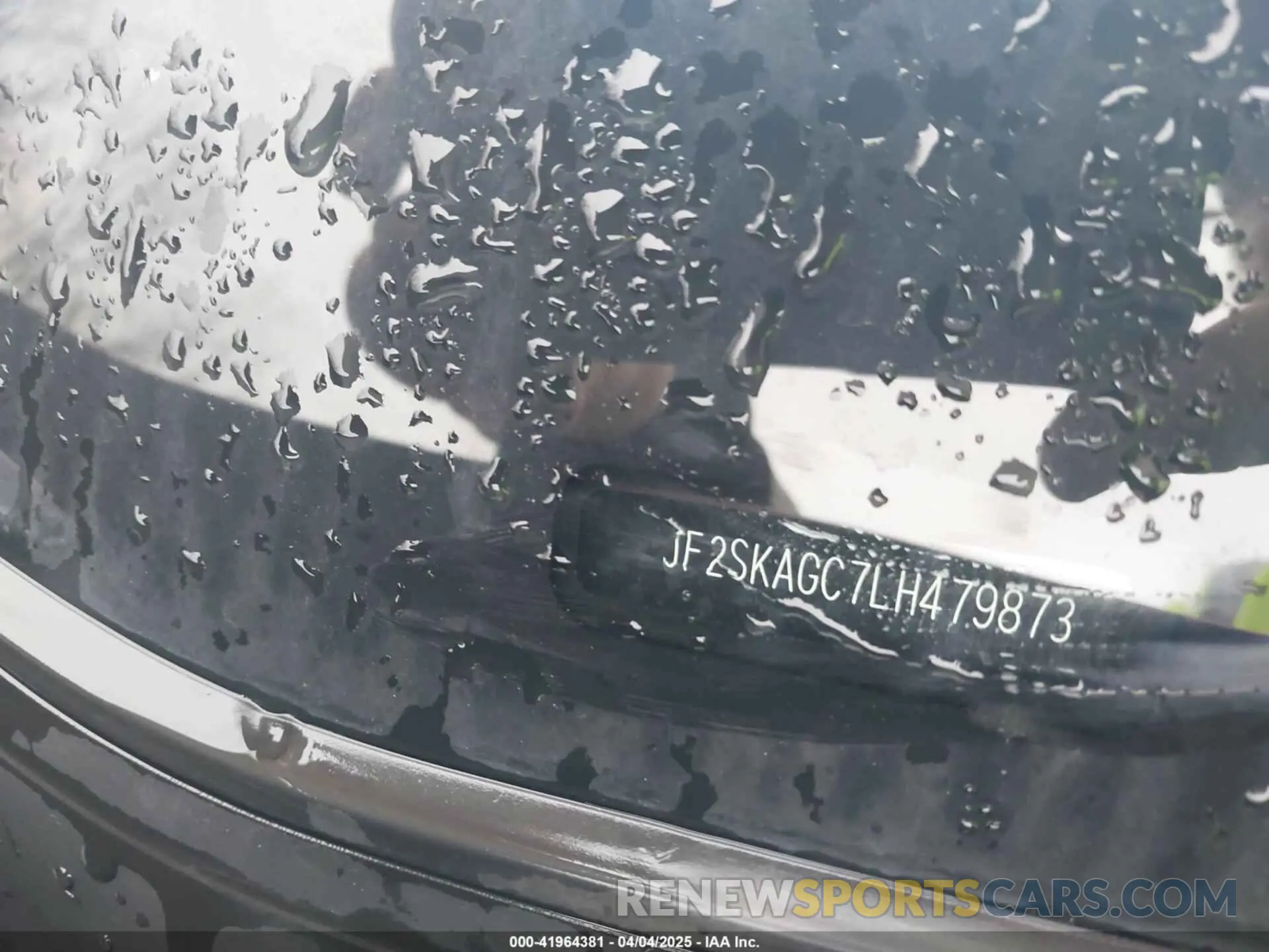 9 Photograph of a damaged car JF2SKAGC7LH479873 SUBARU FORESTER 2020