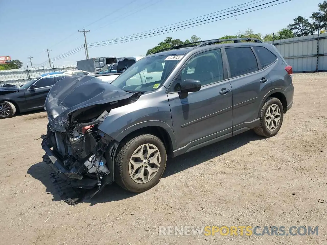 1 Photograph of a damaged car JF2SKAGCXLH561595 SUBARU FORESTER 2020