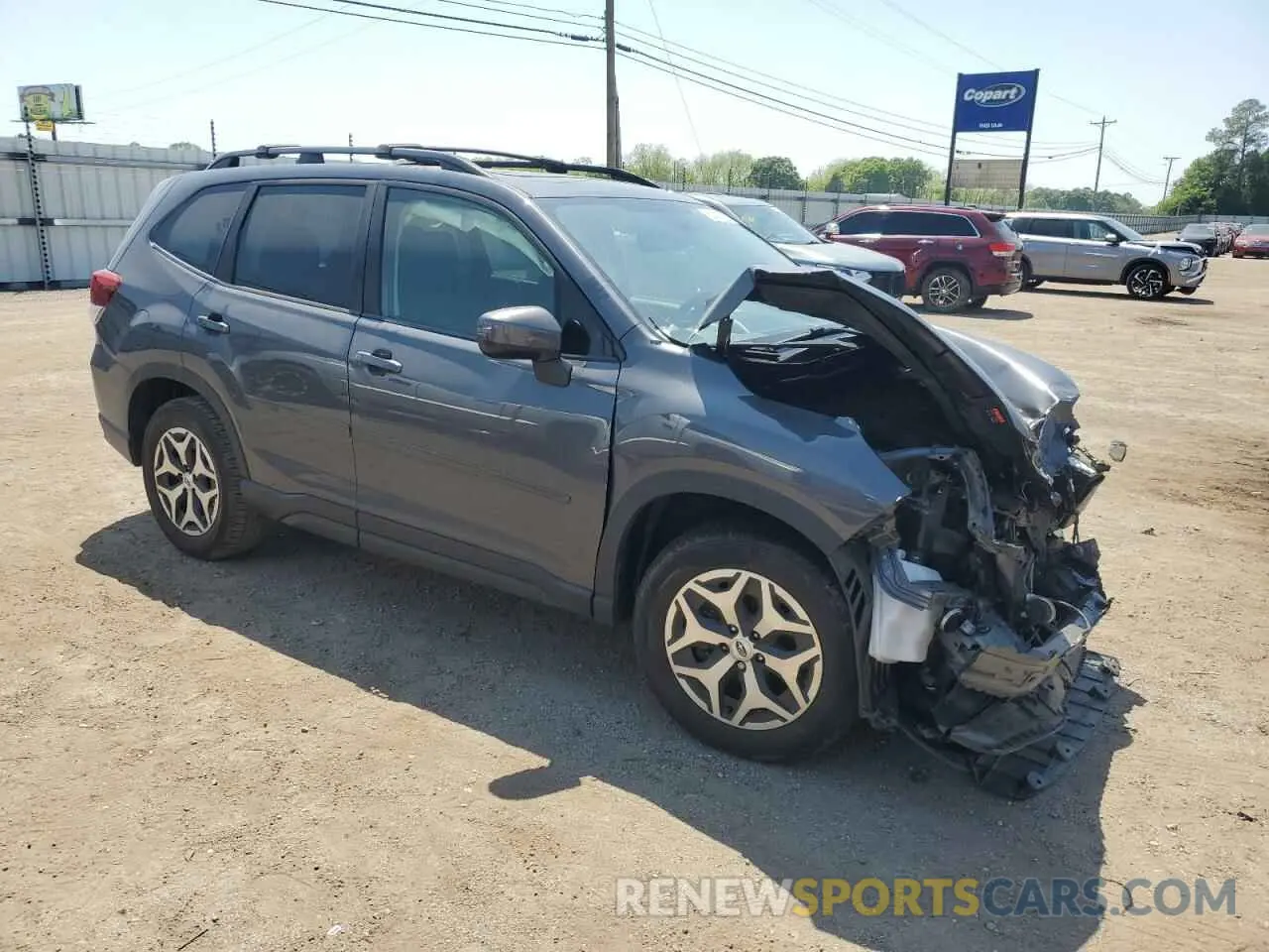 4 Photograph of a damaged car JF2SKAGCXLH561595 SUBARU FORESTER 2020