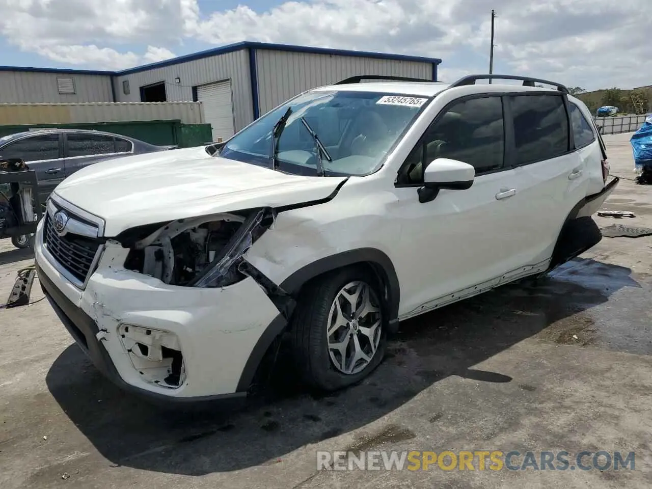 1 Photograph of a damaged car JF2SKAJC0LH414985 SUBARU FORESTER 2020