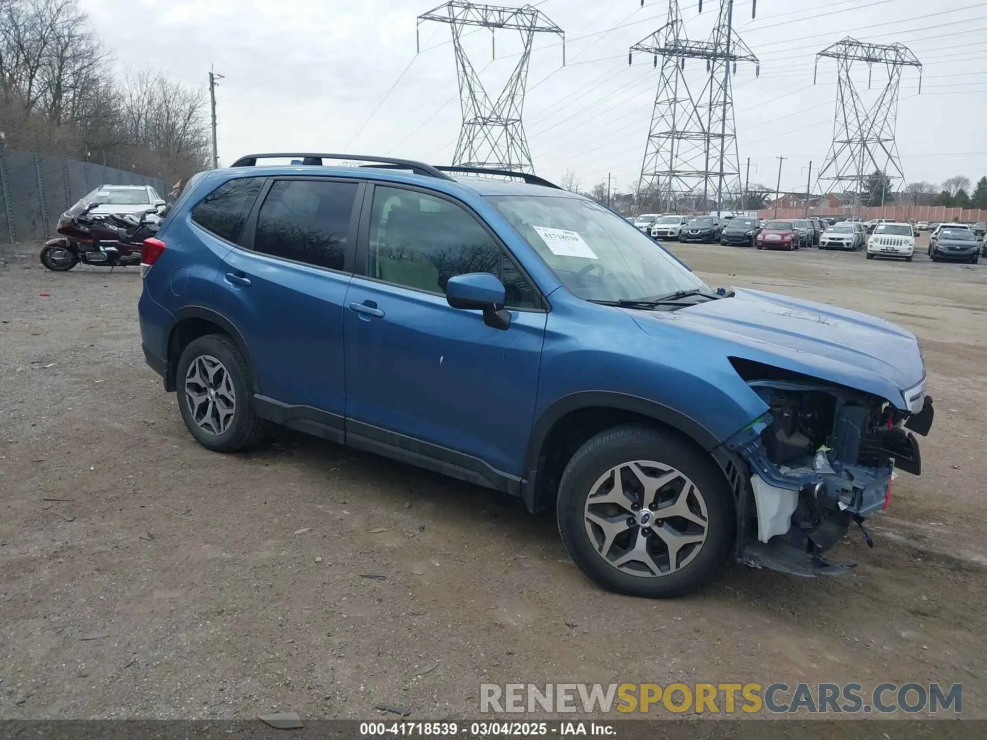 1 Photograph of a damaged car JF2SKAJC0LH551182 SUBARU FORESTER 2020