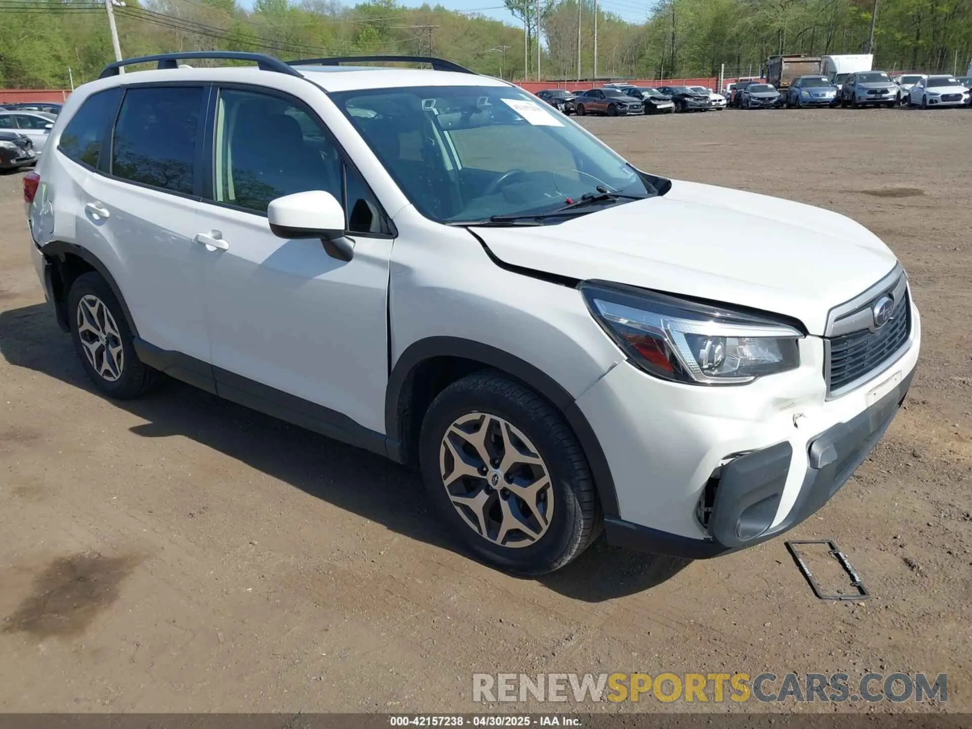 1 Photograph of a damaged car JF2SKAJC1LH442844 SUBARU FORESTER 2020