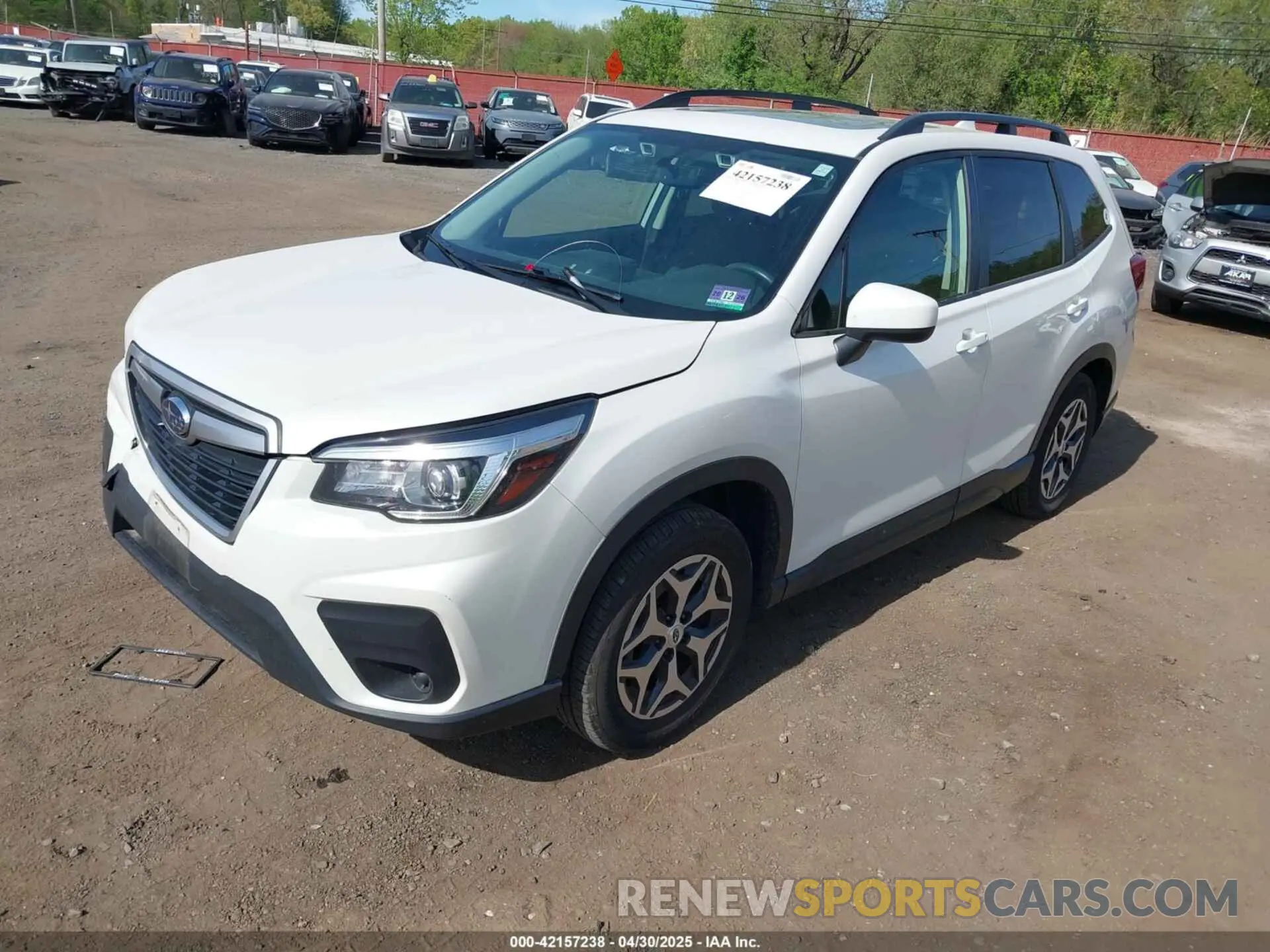 2 Photograph of a damaged car JF2SKAJC1LH442844 SUBARU FORESTER 2020