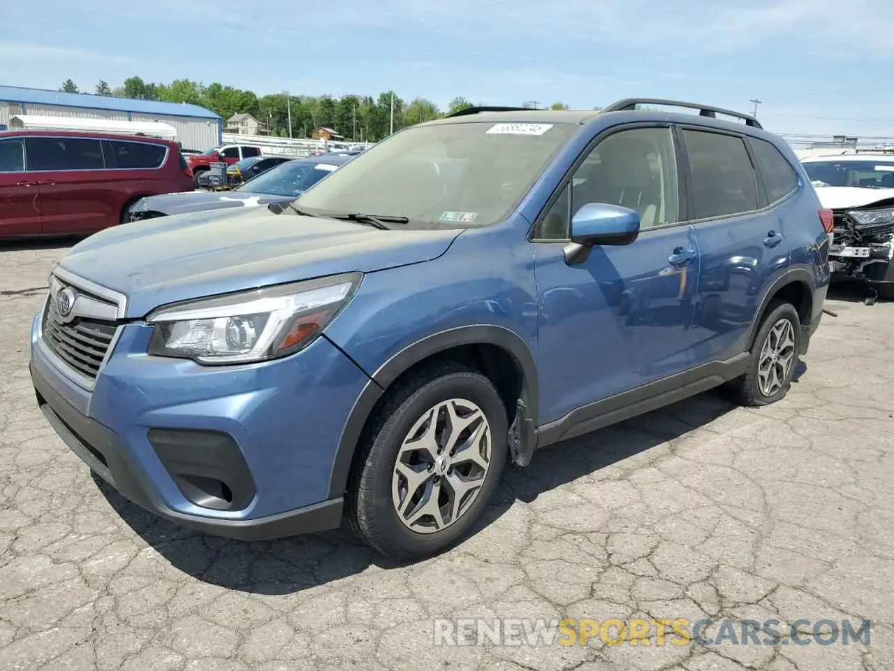 1 Photograph of a damaged car JF2SKAJC1LH526971 SUBARU FORESTER 2020