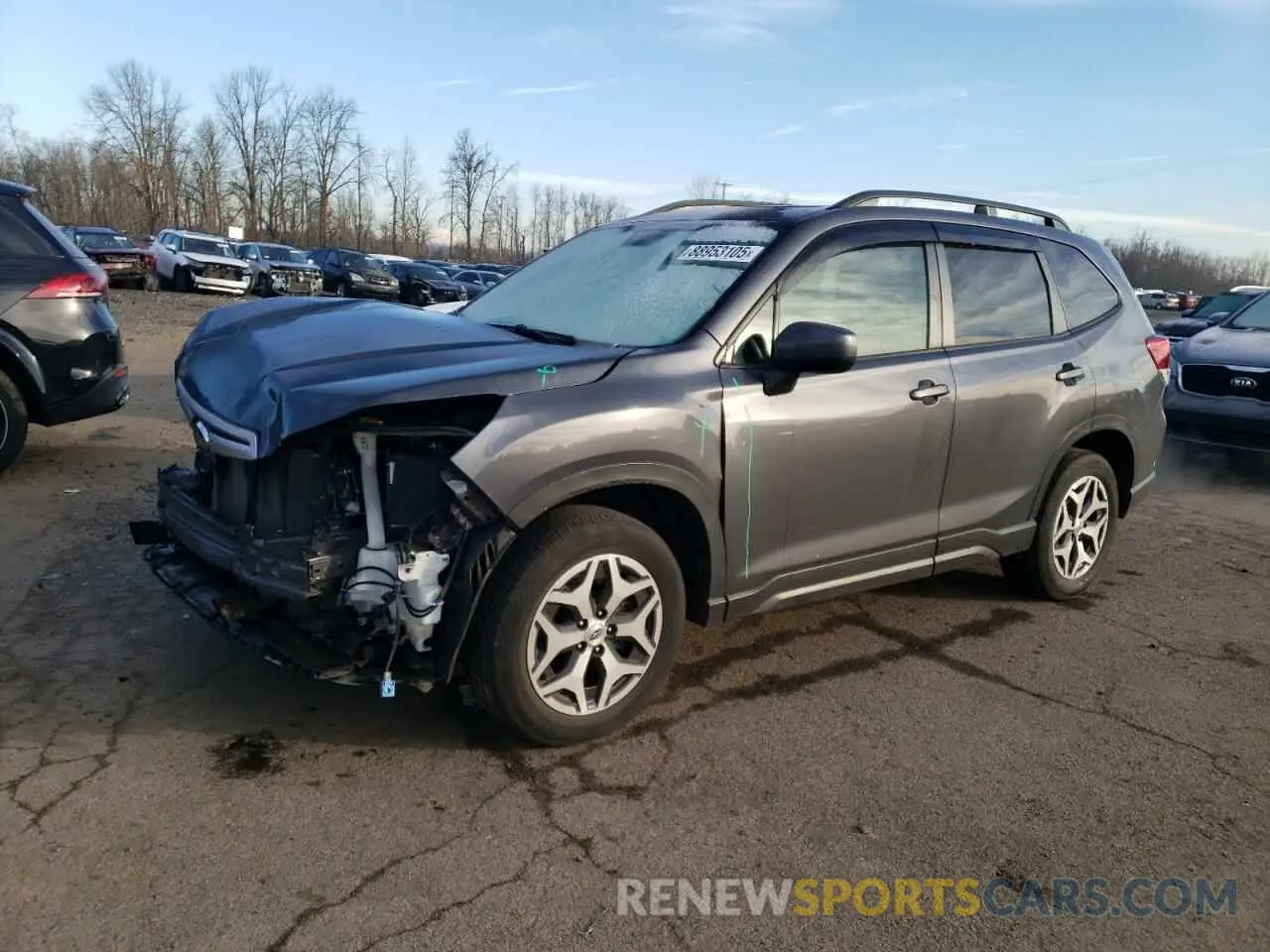 1 Photograph of a damaged car JF2SKAJC1LH540031 SUBARU FORESTER 2020