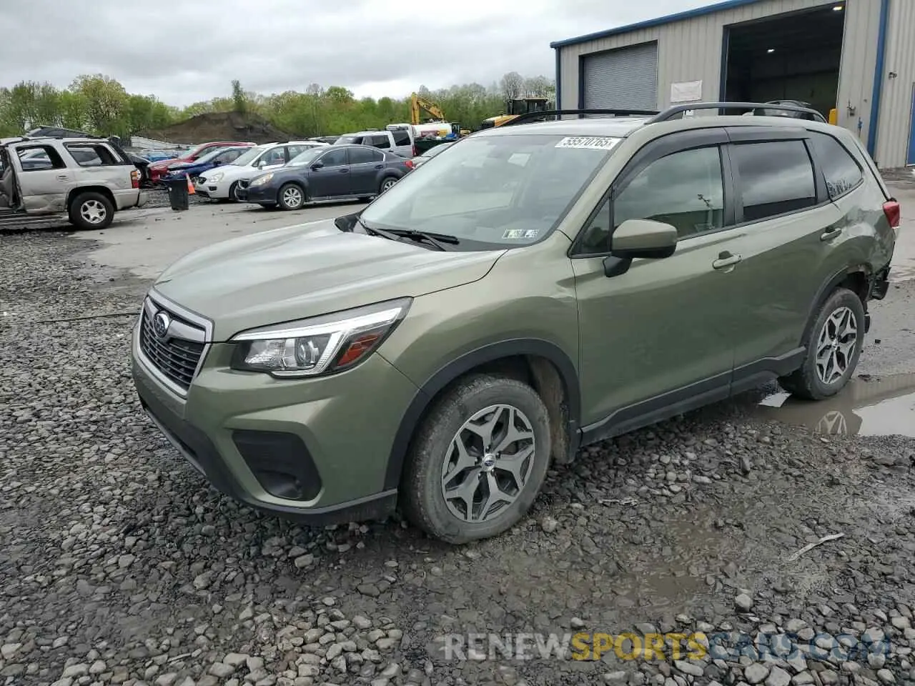 1 Photograph of a damaged car JF2SKAJC2LH419380 SUBARU FORESTER 2020