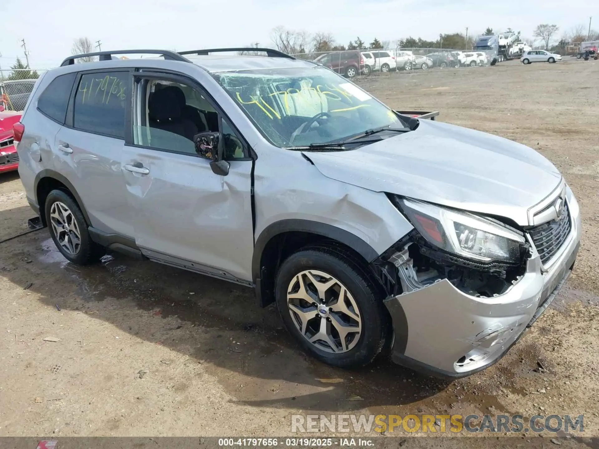 1 Photograph of a damaged car JF2SKAJC3LH529984 SUBARU FORESTER 2020