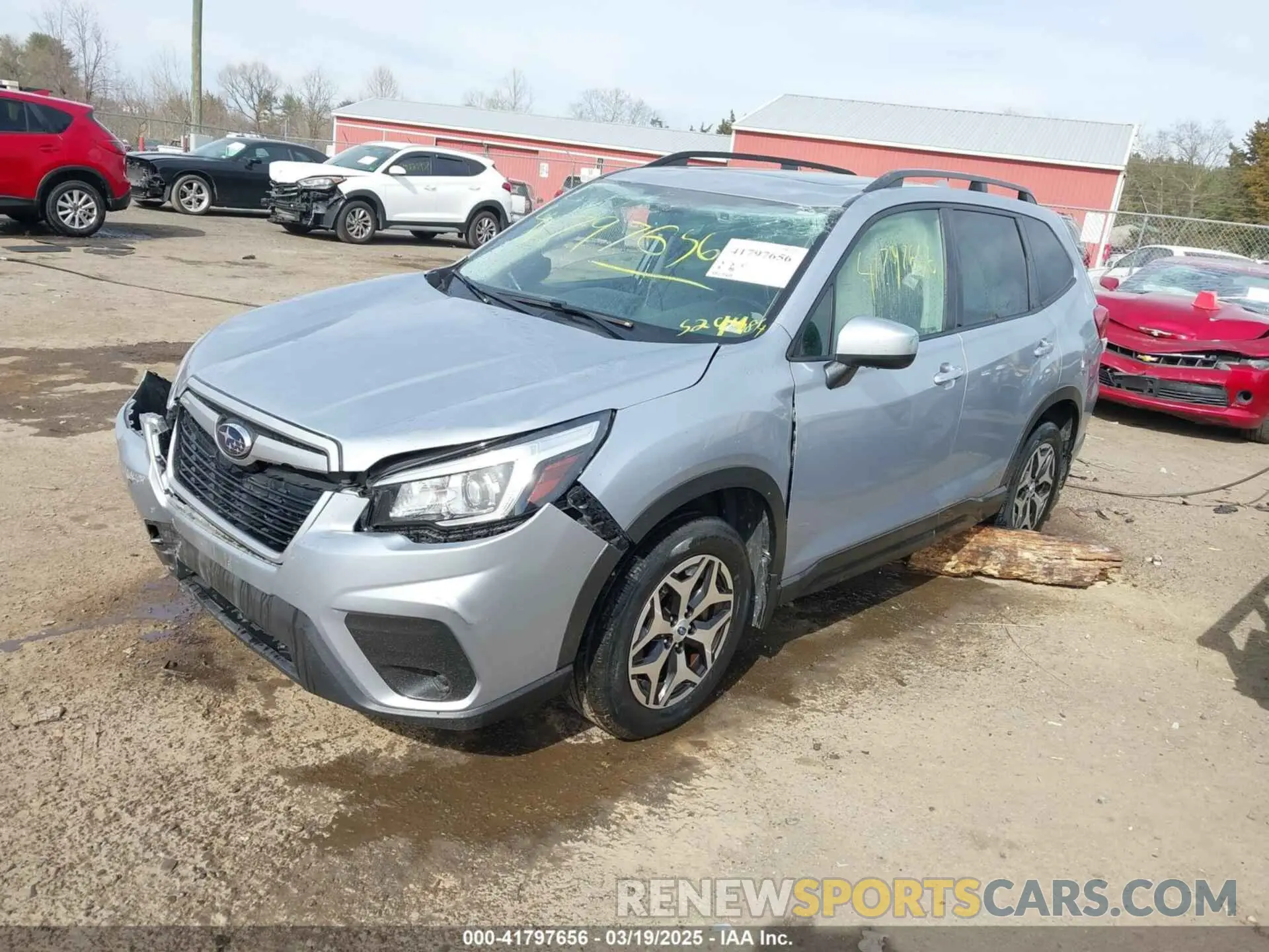 2 Photograph of a damaged car JF2SKAJC3LH529984 SUBARU FORESTER 2020