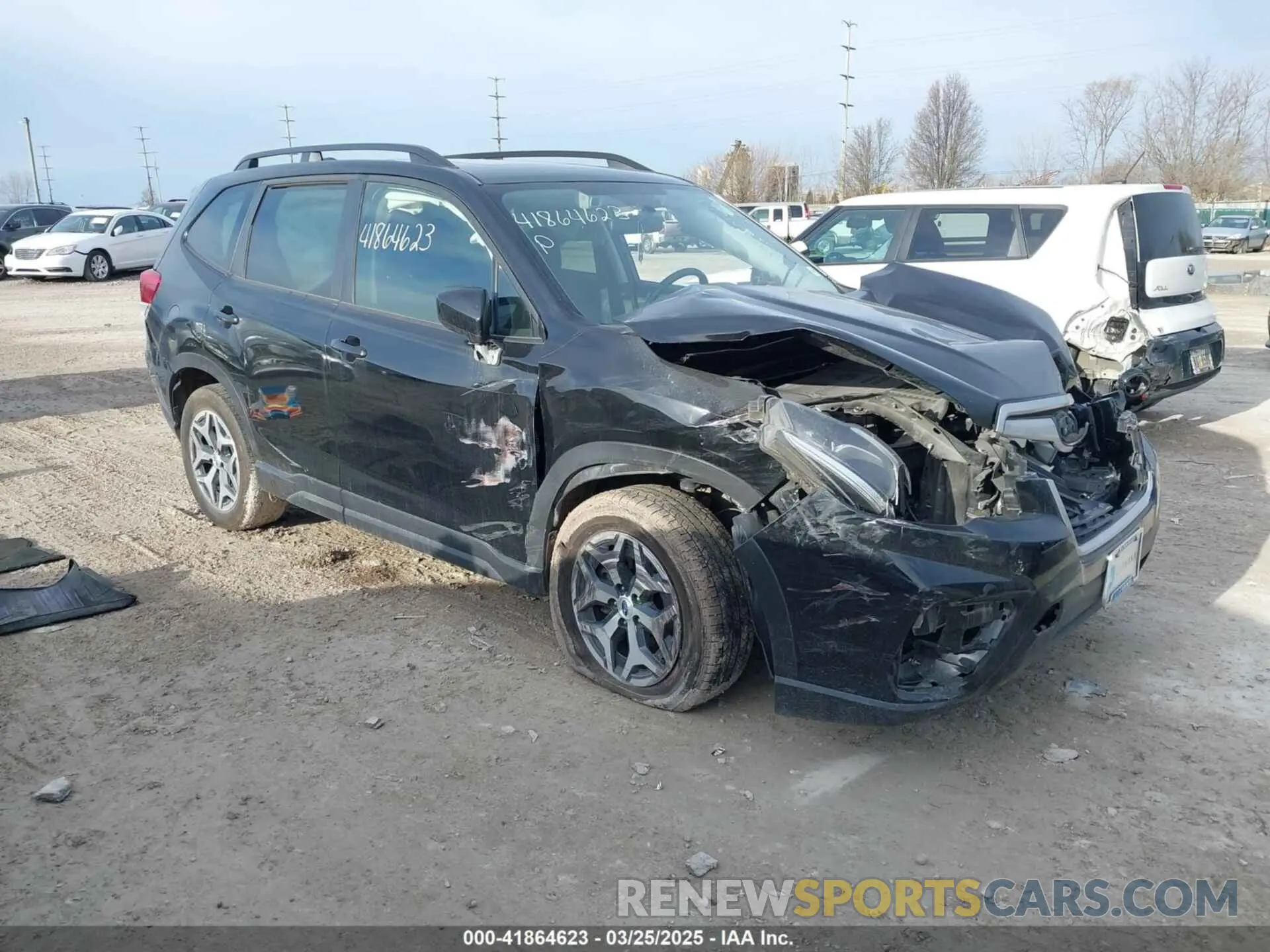 1 Photograph of a damaged car JF2SKAJC4LH538502 SUBARU FORESTER 2020