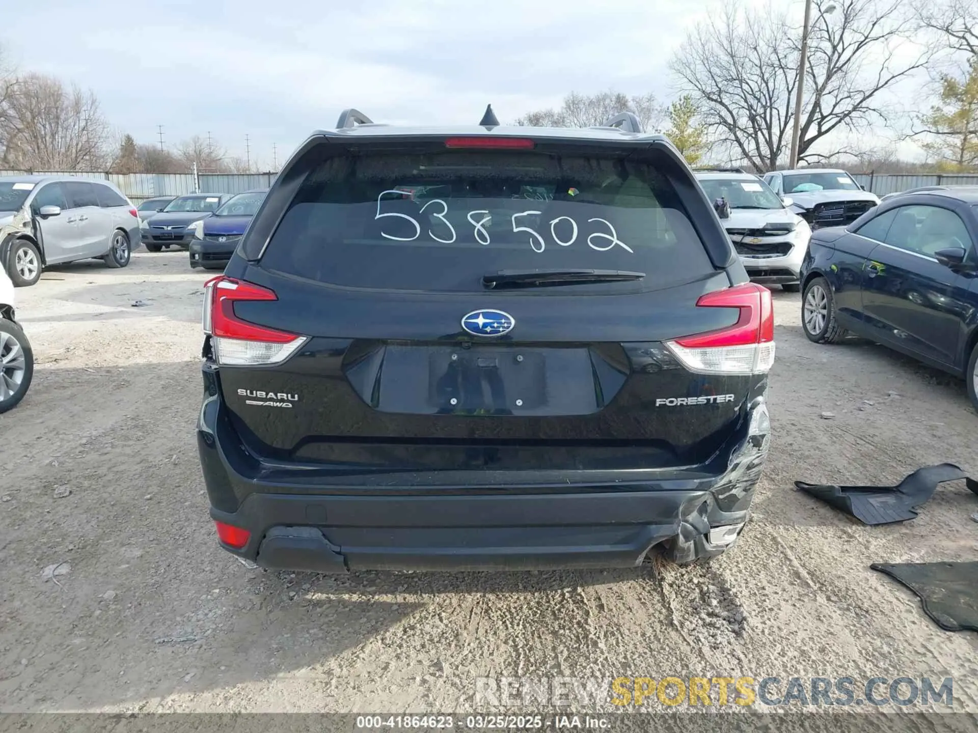 16 Photograph of a damaged car JF2SKAJC4LH538502 SUBARU FORESTER 2020