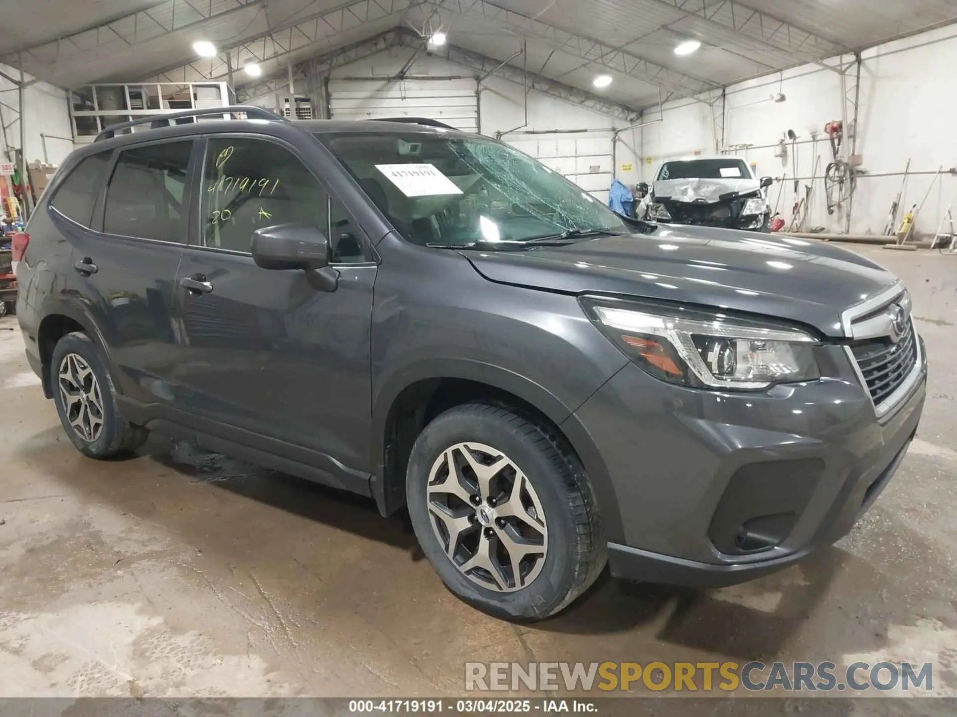1 Photograph of a damaged car JF2SKAJC4LH544347 SUBARU FORESTER 2020