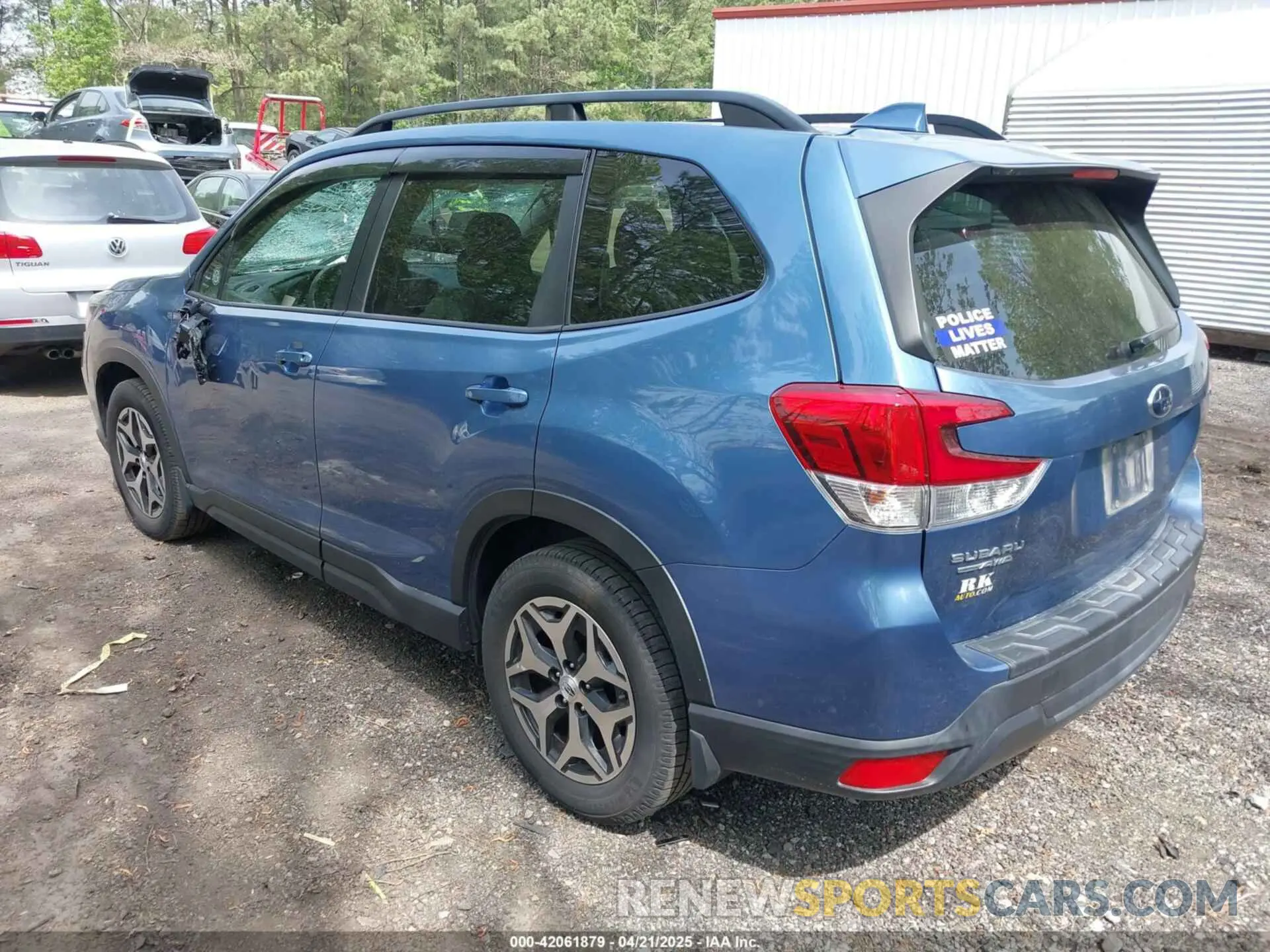 3 Photograph of a damaged car JF2SKAJC5LH556992 SUBARU FORESTER 2020