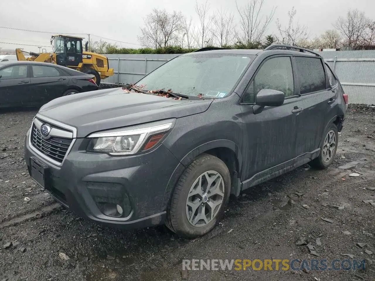 1 Photograph of a damaged car JF2SKAJC5LH577857 SUBARU FORESTER 2020