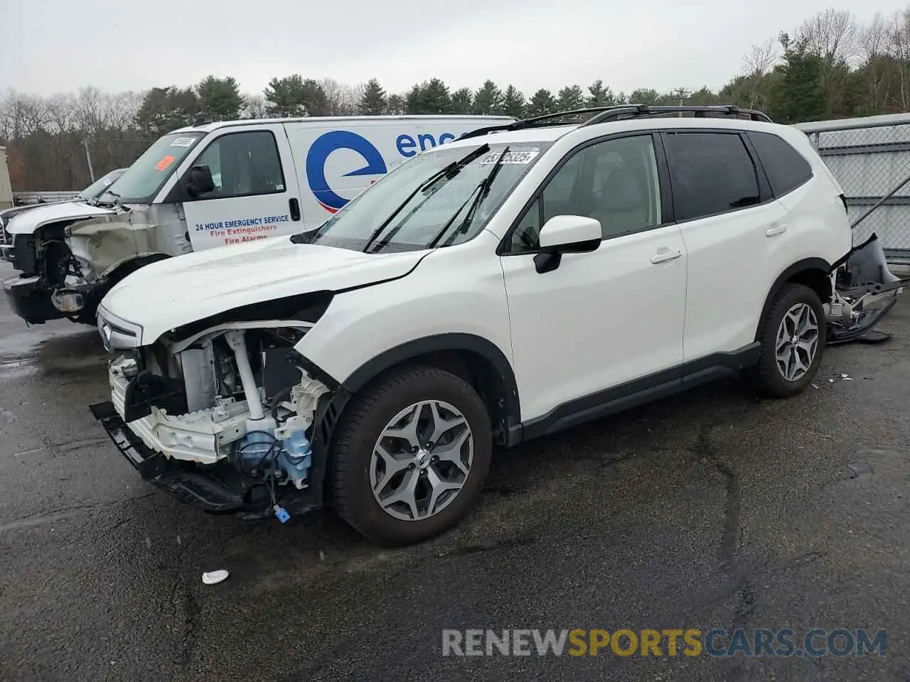 1 Photograph of a damaged car JF2SKAJC5LH577907 SUBARU FORESTER 2020