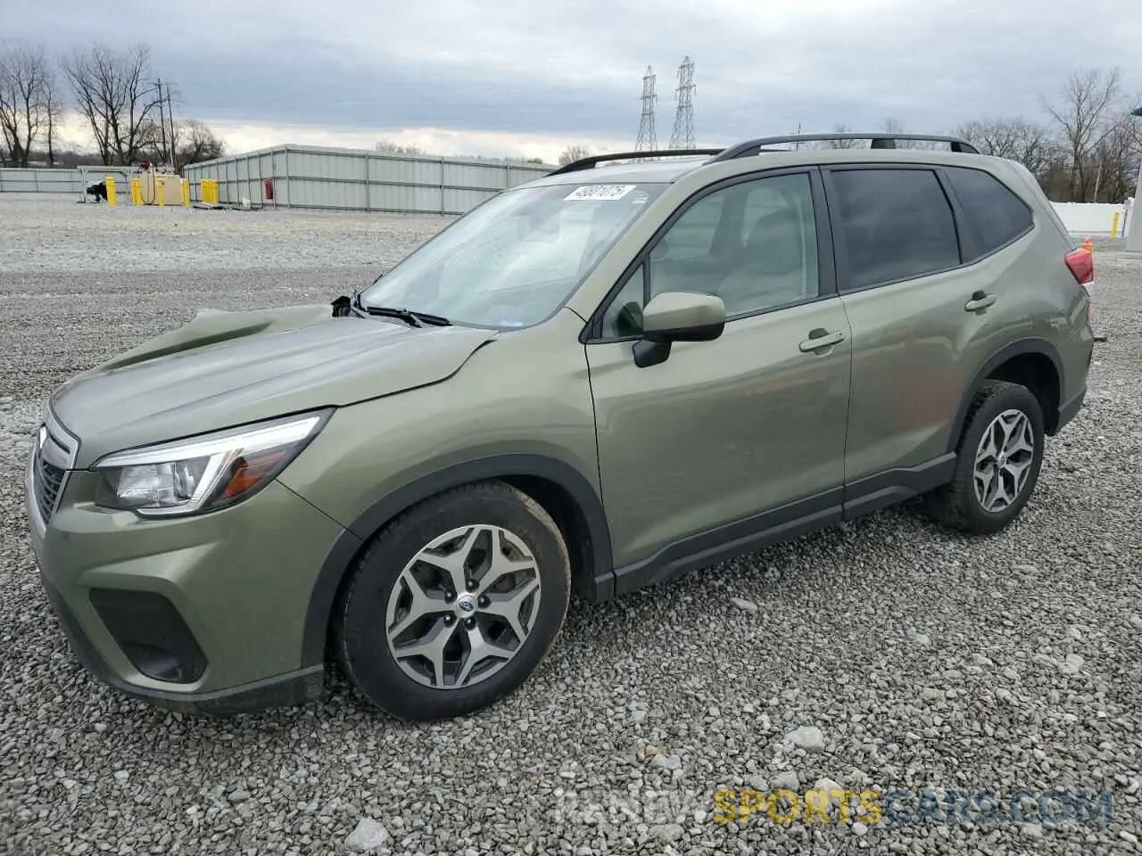 1 Photograph of a damaged car JF2SKAJC8LH420680 SUBARU FORESTER 2020