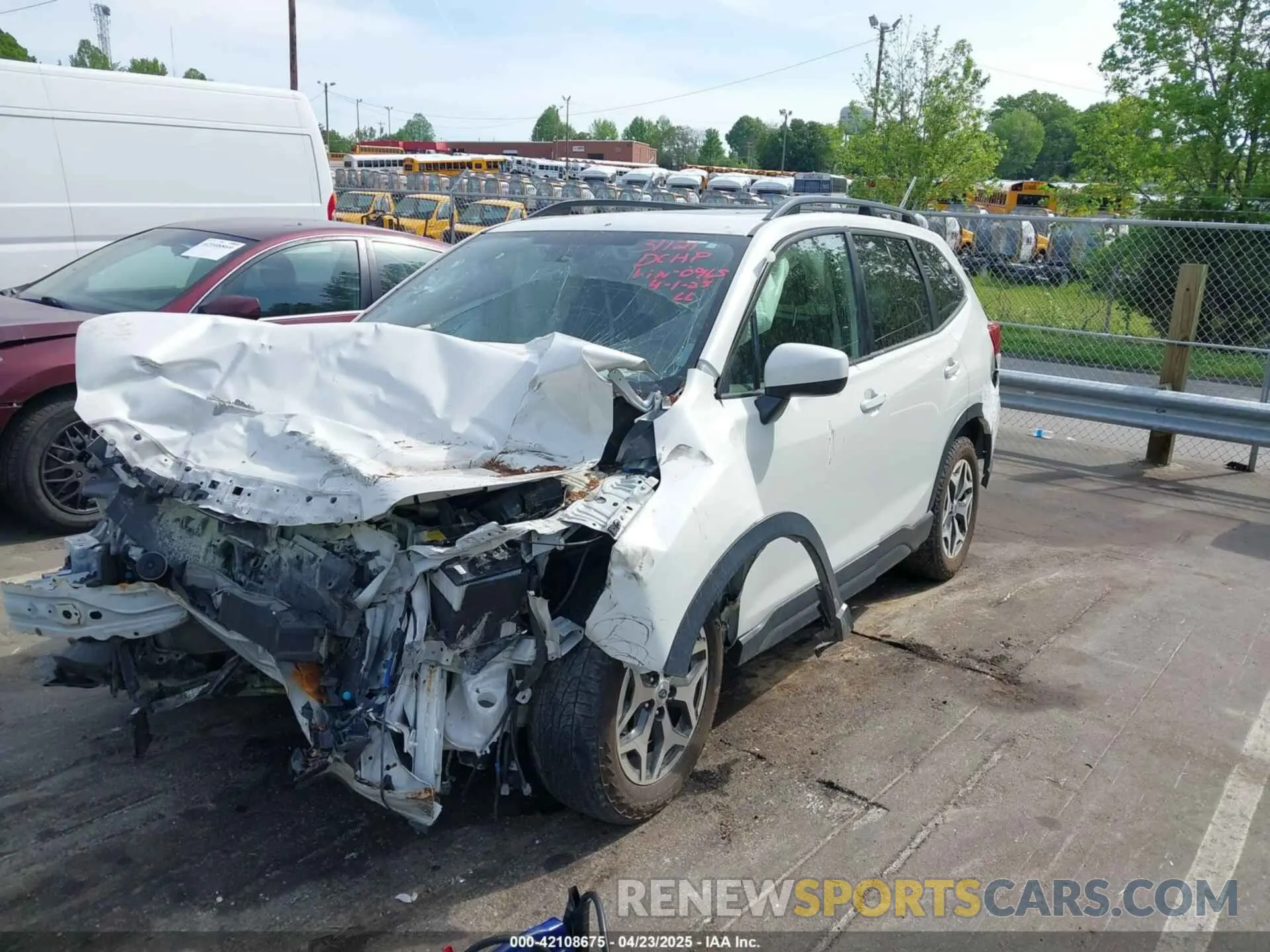 2 Photograph of a damaged car JF2SKAJC8LH430965 SUBARU FORESTER 2020