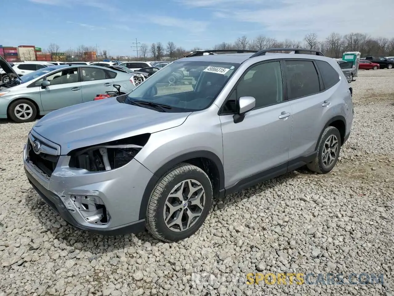 1 Photograph of a damaged car JF2SKAJC8LH500108 SUBARU FORESTER 2020